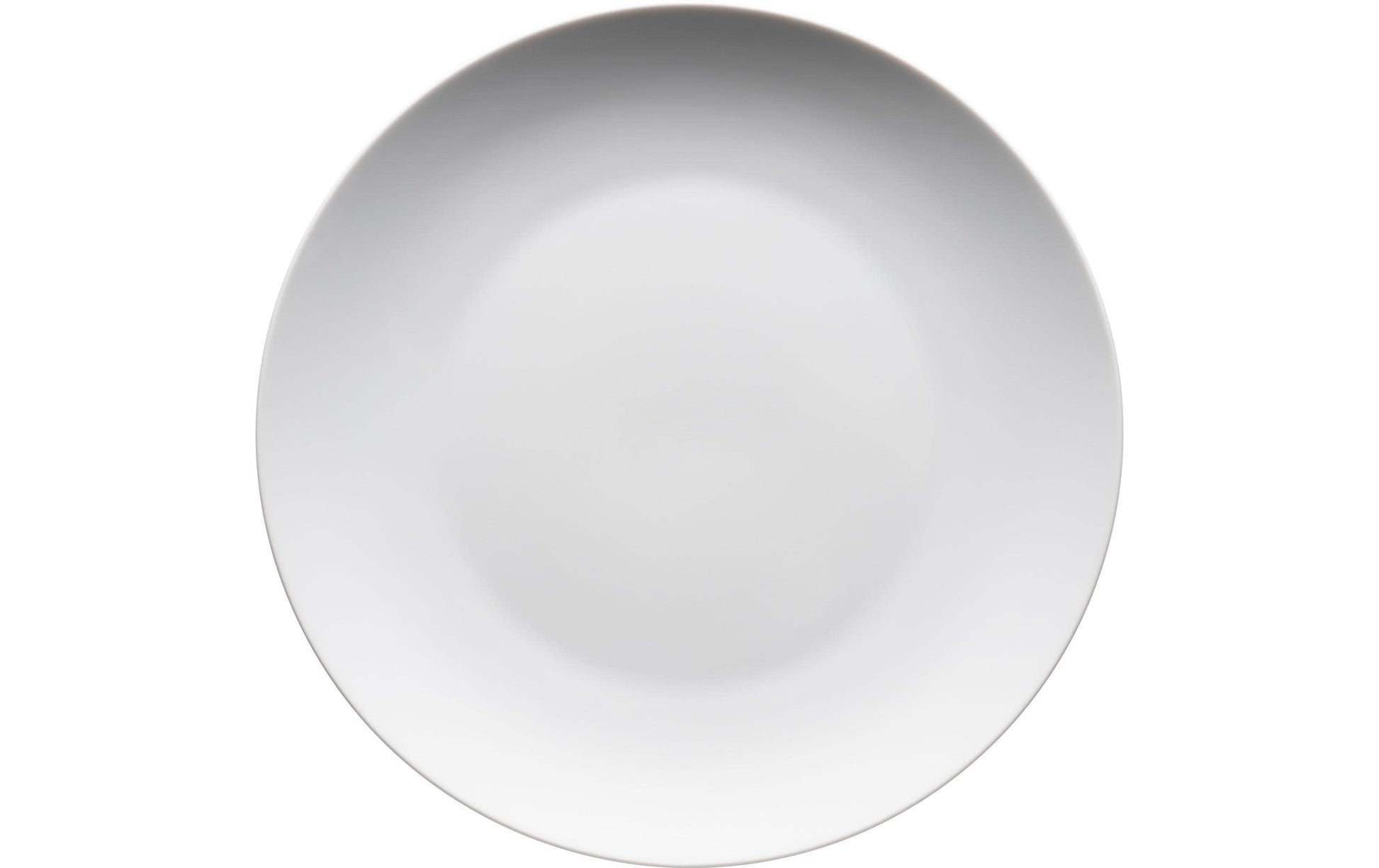 Mäser Speiseteller – Ø 24 cm, Porzellan, Weiss, spülmaschinenfest, mikrowellengeeignet