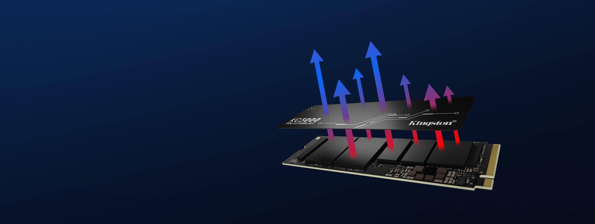 Kingston KC3000 – NVMe M.2, 4,1 TB