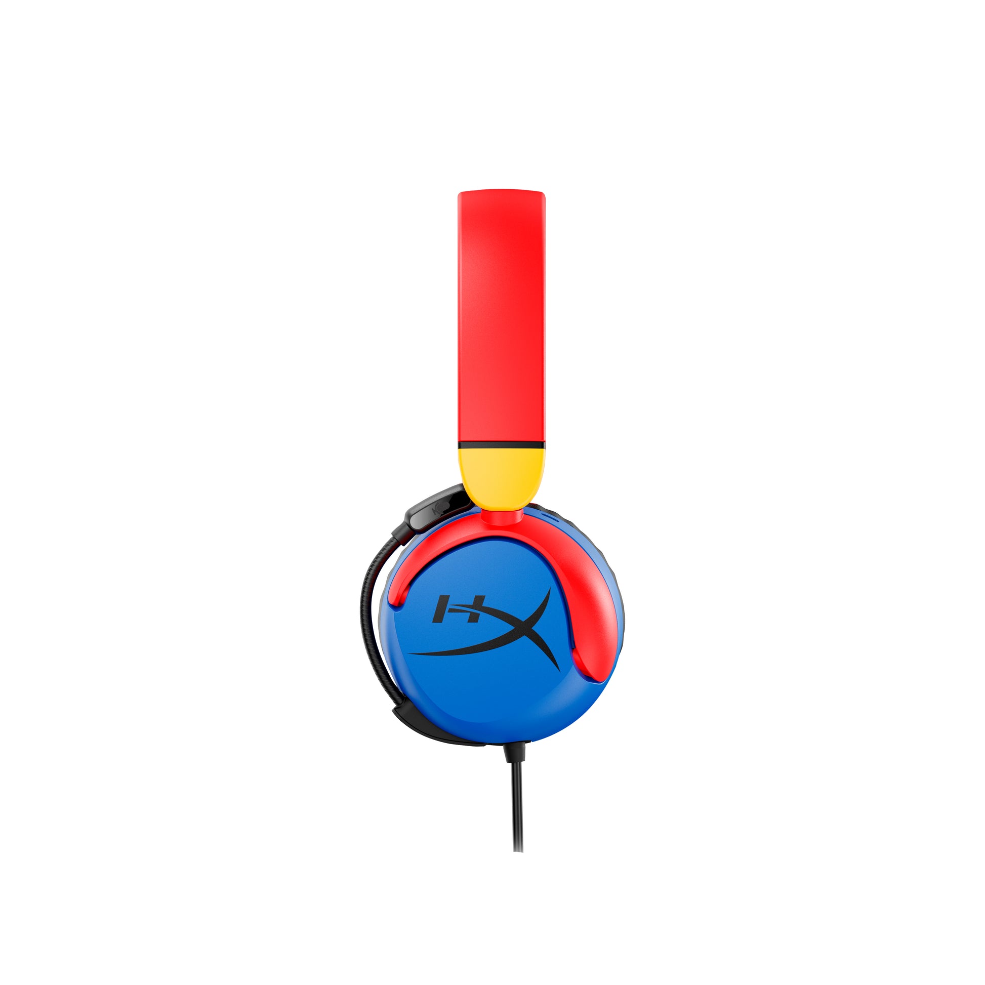 HyperX Cloud Mini – Gaming-Headset (Over-Ear) – 3,5 mm Klinke, Mikrofon mit Stummschaltung – Rot/Gelb – für PS