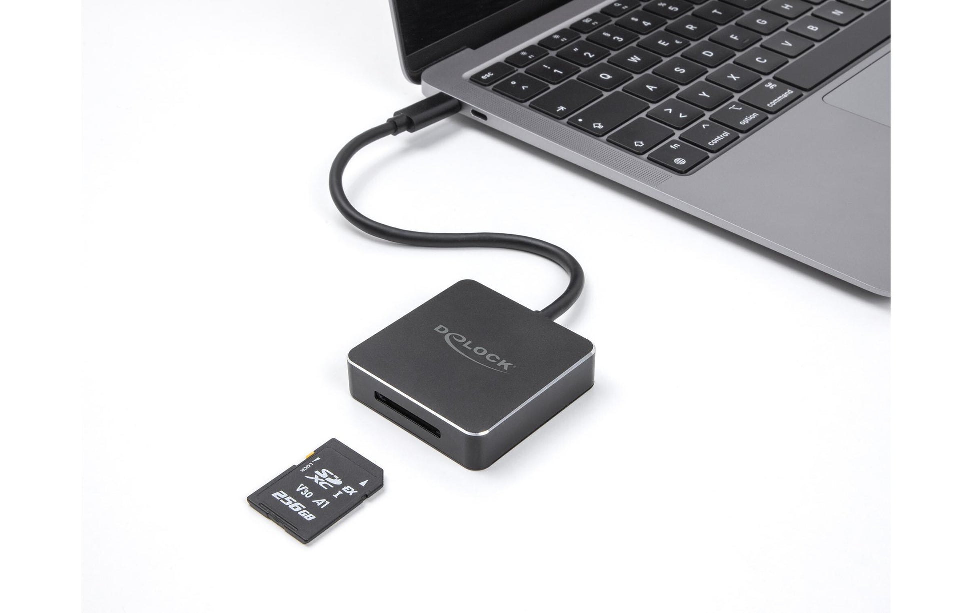 DeLOCK 91019 Kartenleser – SD/SDHC/SDXC (UHS‑I) – USB‑C 3.2 Gen 2, 10 Gbit/s