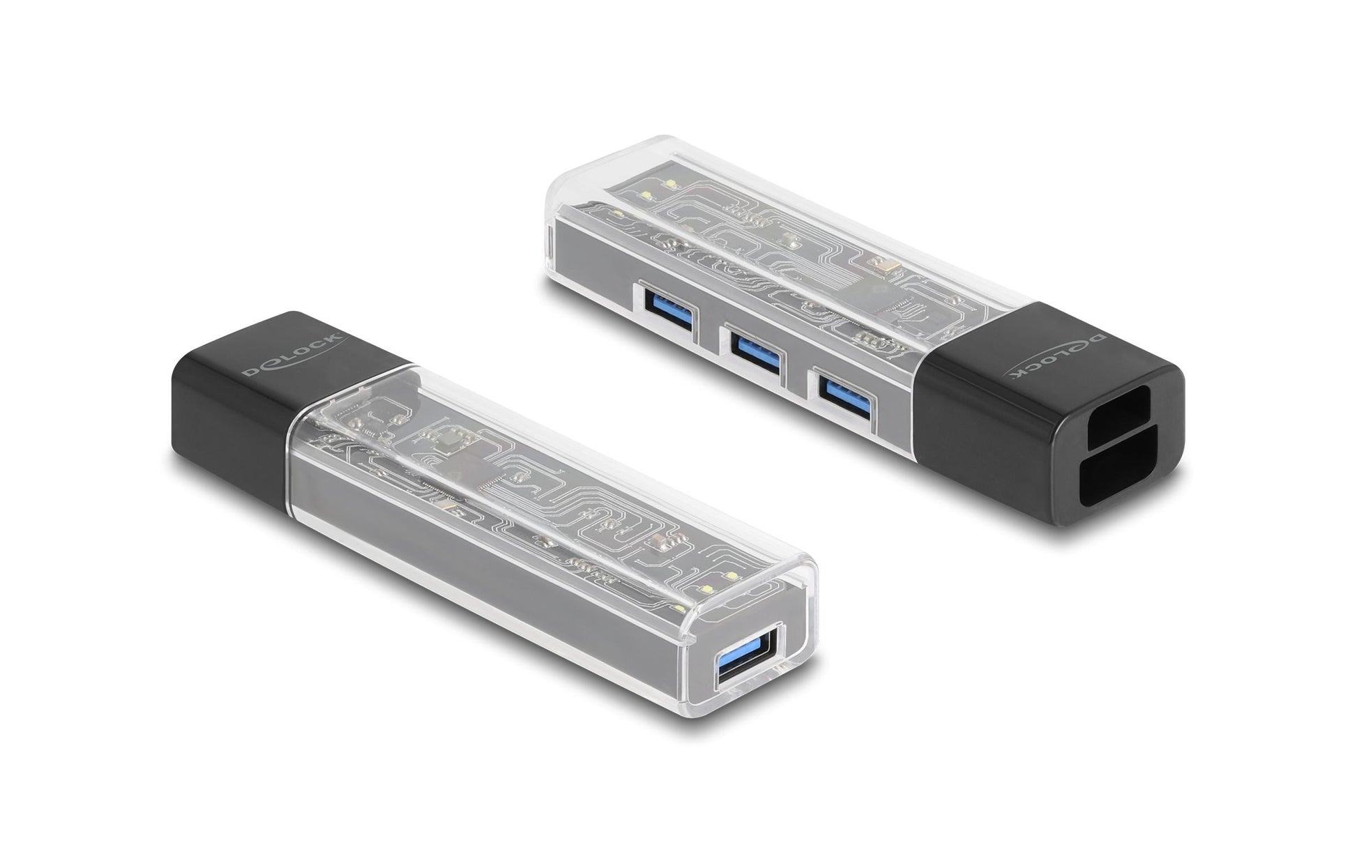 DeLOCK 64335 USB-Hub – USB-C, 4× USB-A, für Windows/Mac/ChromeOS