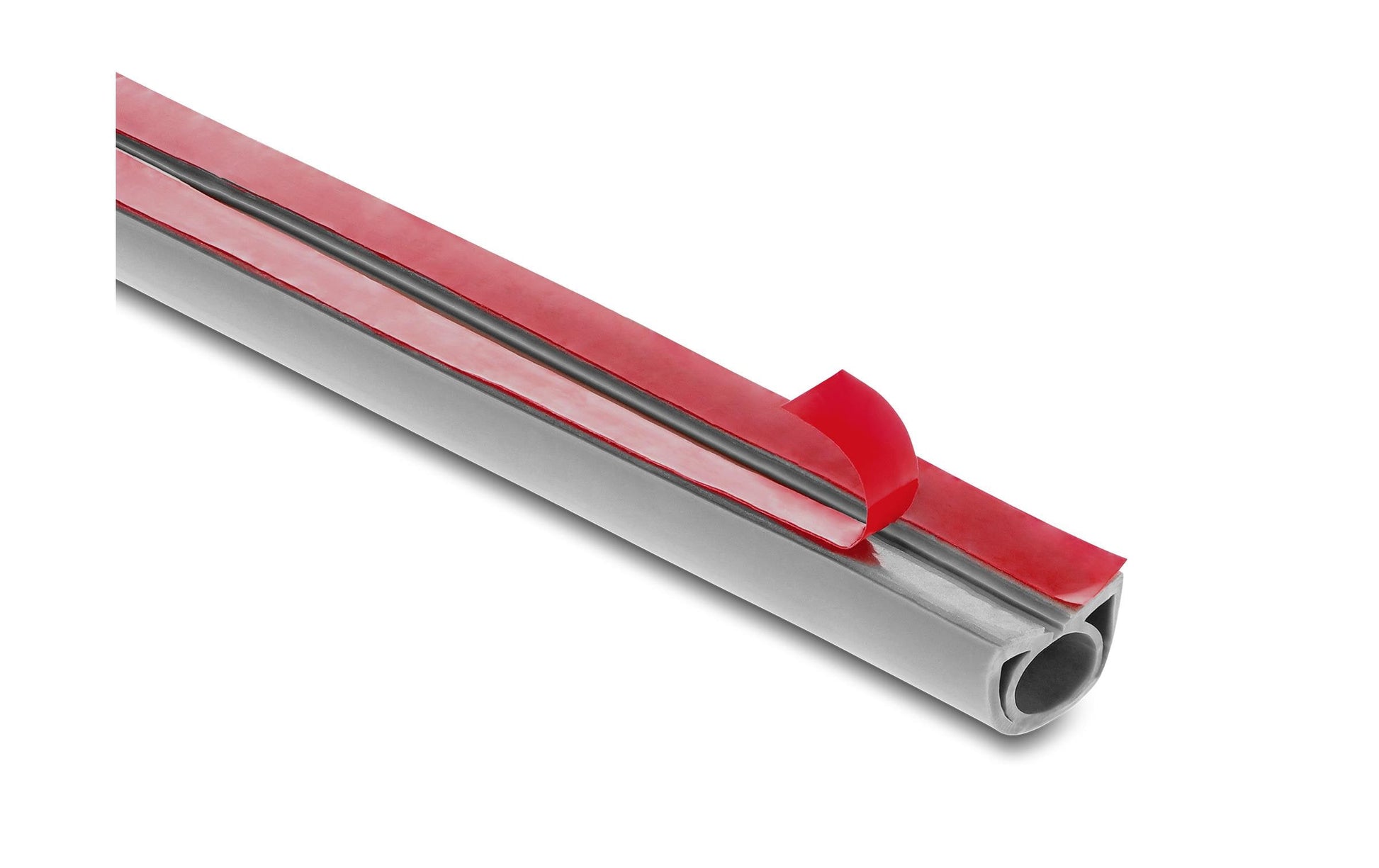 DeLOCK 20765 Wandkanal – 20 × 10 mm – 2 m – PVC – Grau, zuschneidbar, 1 Stk.