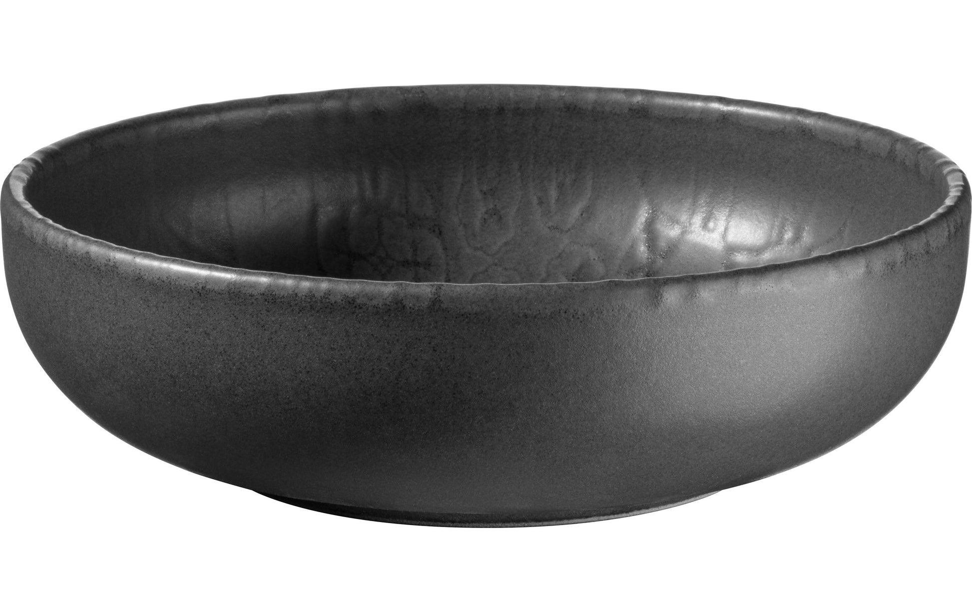 Mäser Schüssel Tiles UNO – 4er Set, Ø 16 cm, Steinzeug, Schwarz, spülmaschinenfest, mikrowellengeeignet