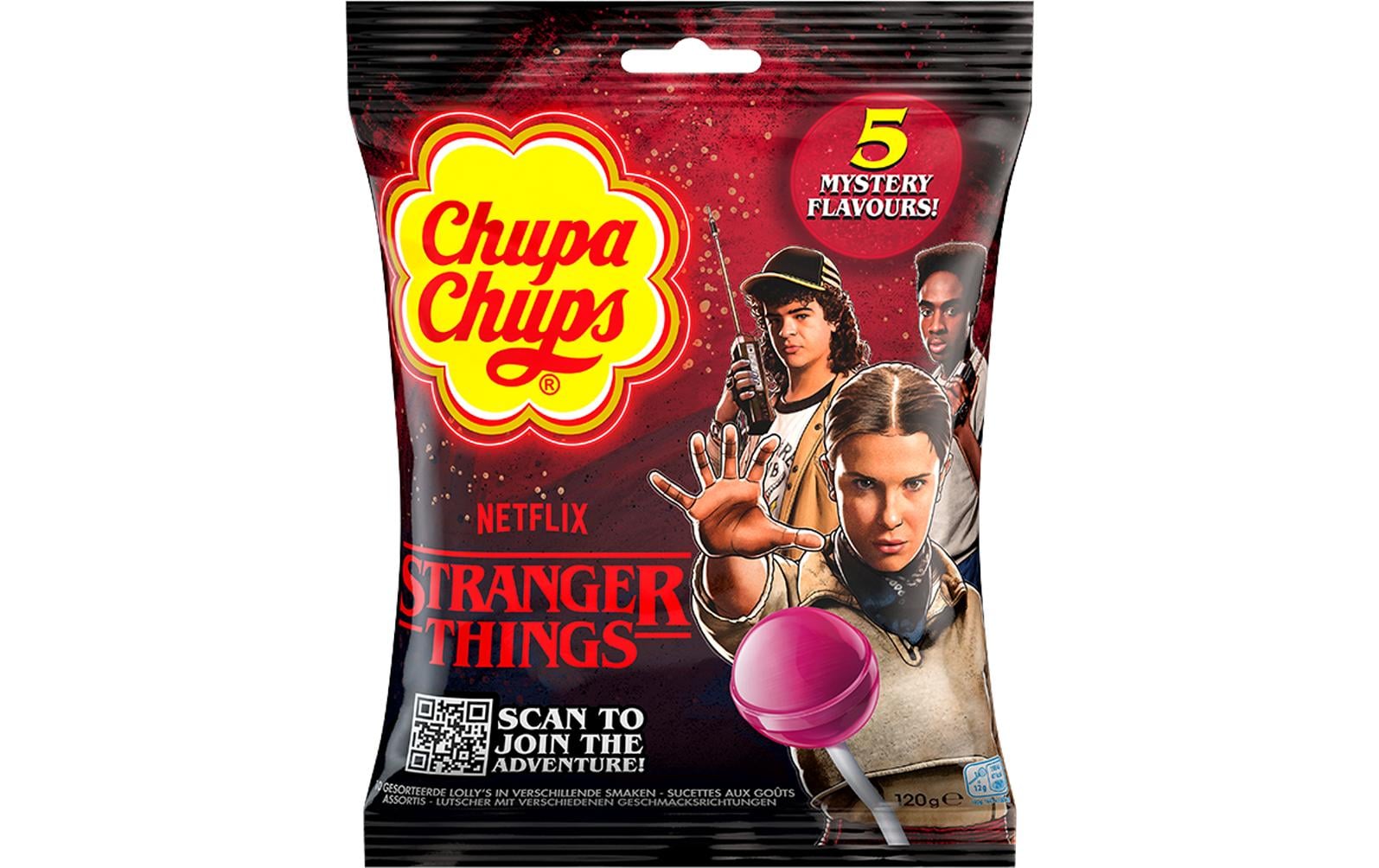 Chupa Chups Stranger Things Lutscher – Mix – 120 g