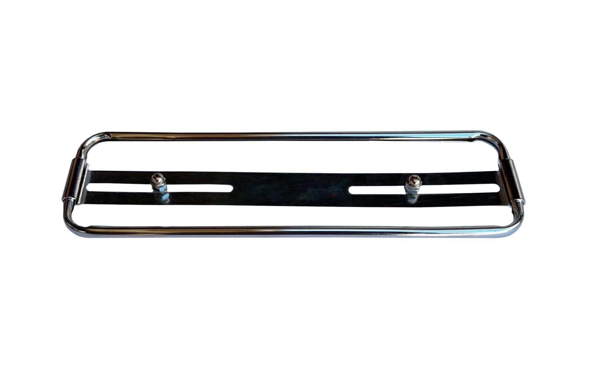 Topline Nummernrahmen – rostfrei – 30 × 8 cm – verchromtes Messing