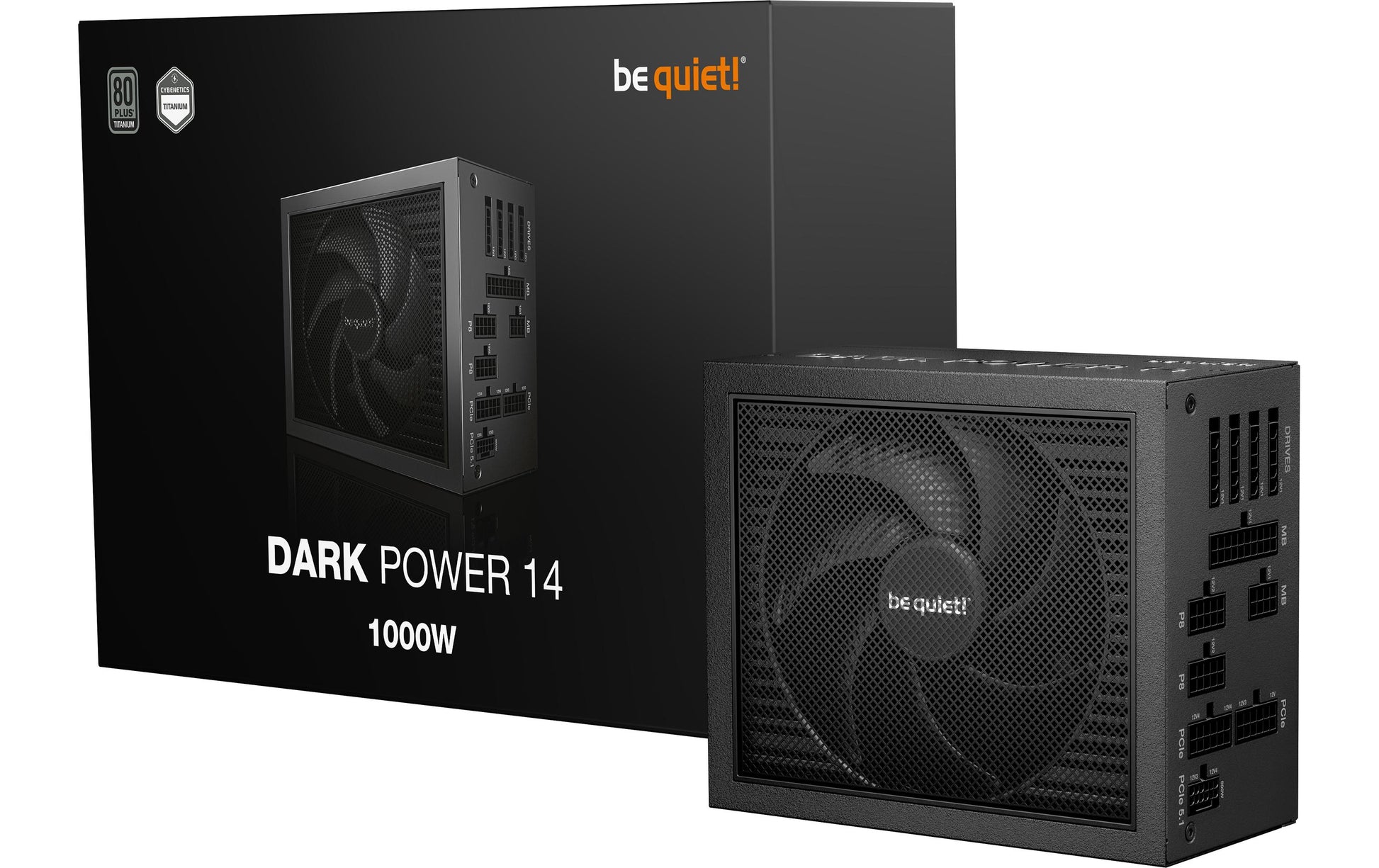 be quiet! be quiet Dark Power 14 ATX Netzteil 1000 W 80 PLUS Titanium – vollmodular, ATX 3.1, EPS 2.92, 12VHPWR