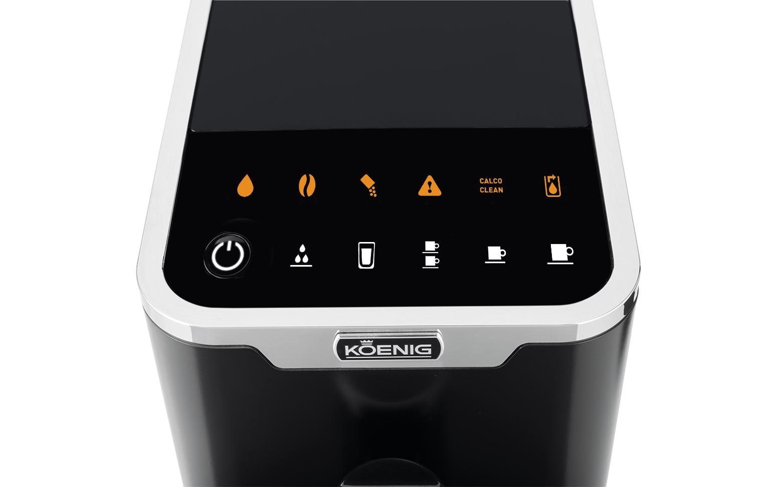 Koenig Finessa Doppio Kaffeevollautomat – 19 bar, 1,2 l, 150 g, Anthrazit