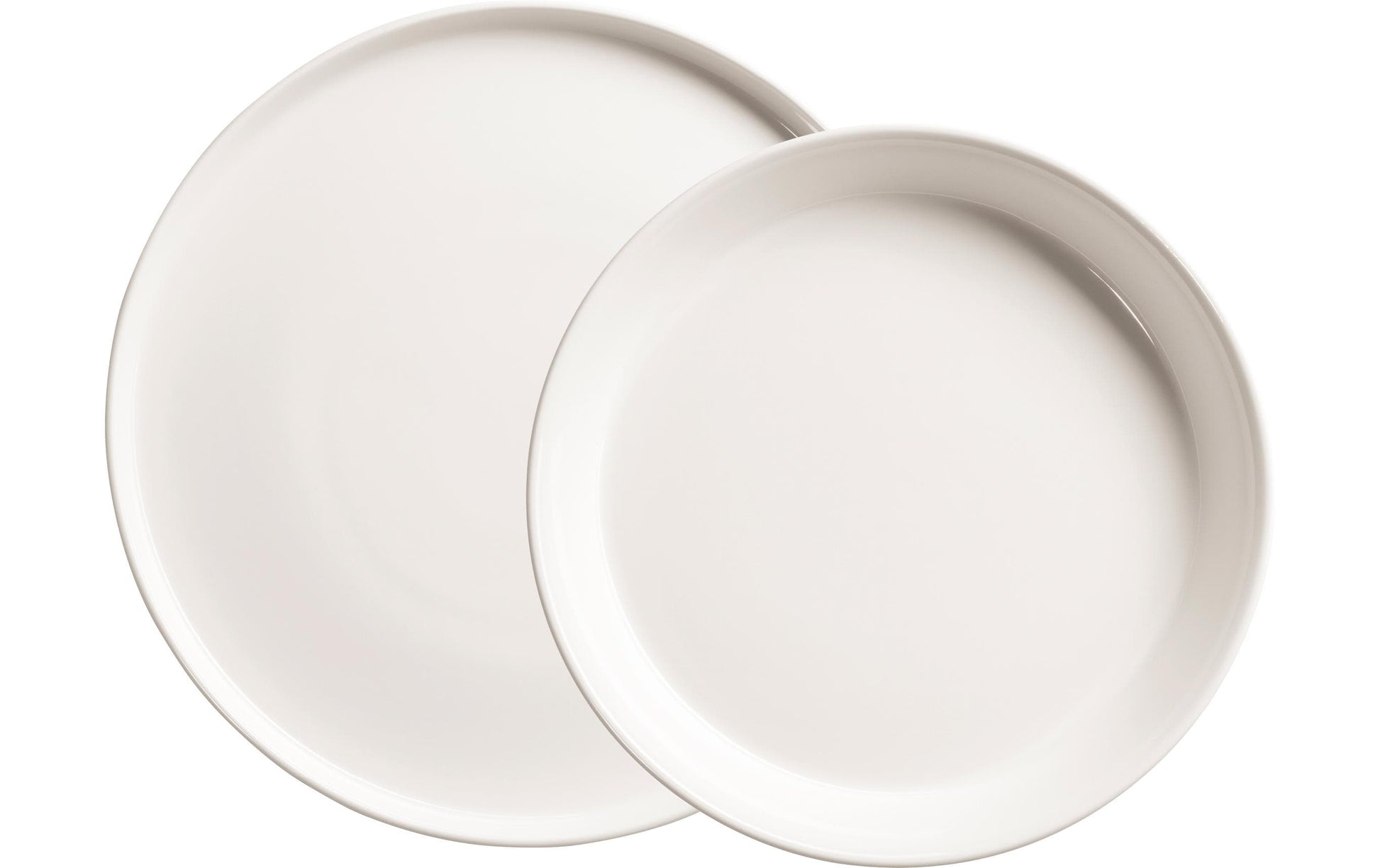 Mäser Tafelservice SITA – 12-teiliges Set, Porzellan, weiss, spülmaschinenfest, mikrowellengeeignet