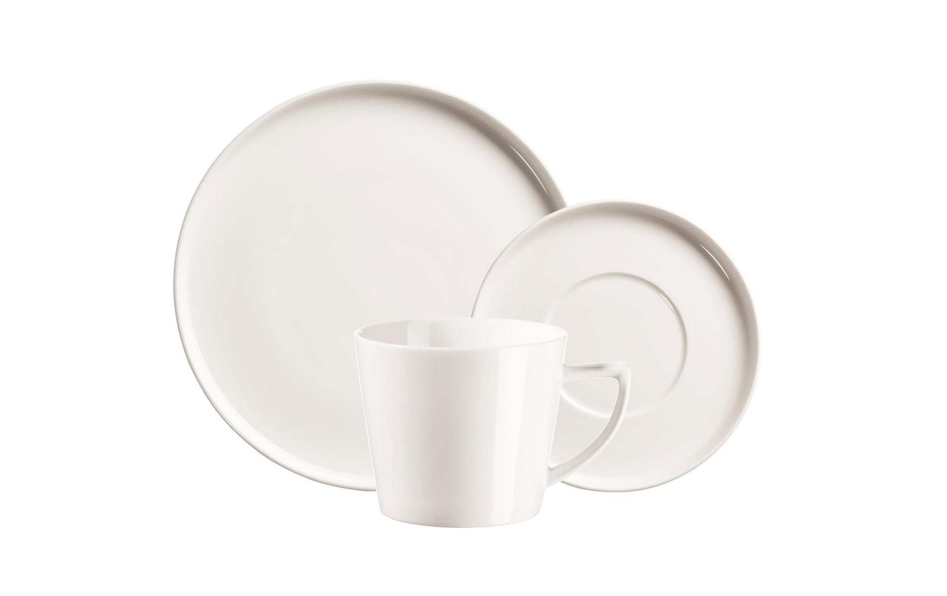 Mäser Frühstücks- & Dessertteller SITA – 18-teiliges Set, Porzellan, spülmaschinenfest, mikrowellengeeignet