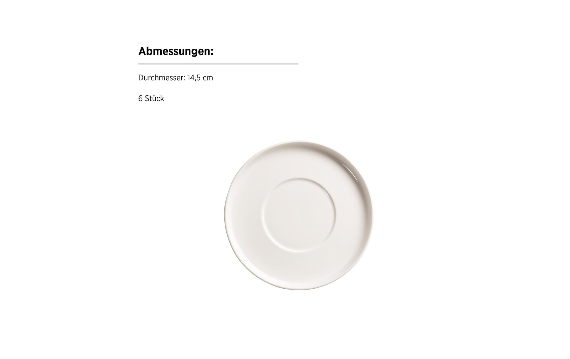Mäser Frühstücks- & Dessertteller SITA – 18-teiliges Set, Porzellan, spülmaschinenfest, mikrowellengeeignet