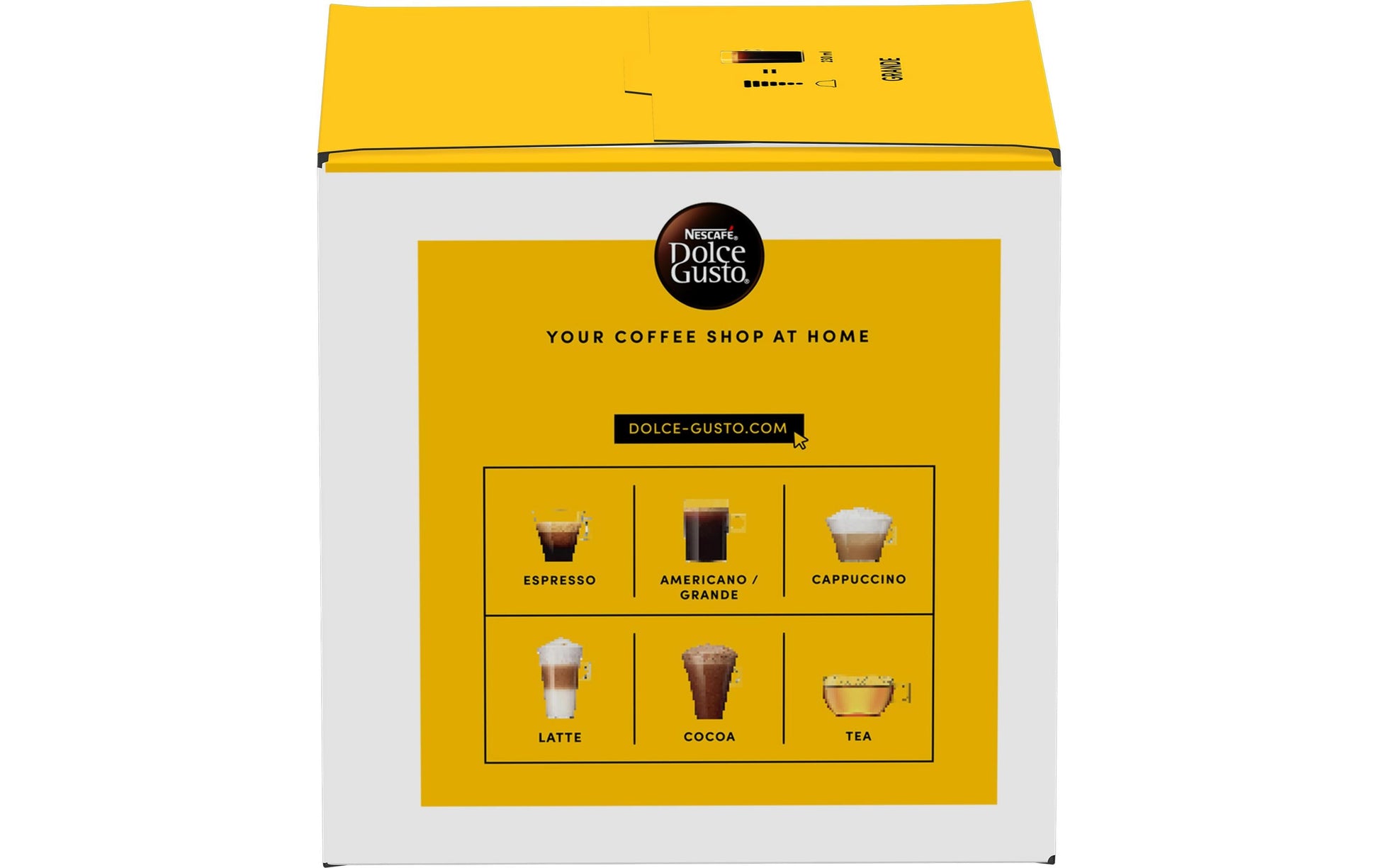 Nescafé Grande – Kapseln für Dolce Gusto – Espresso, 16 Kapseln