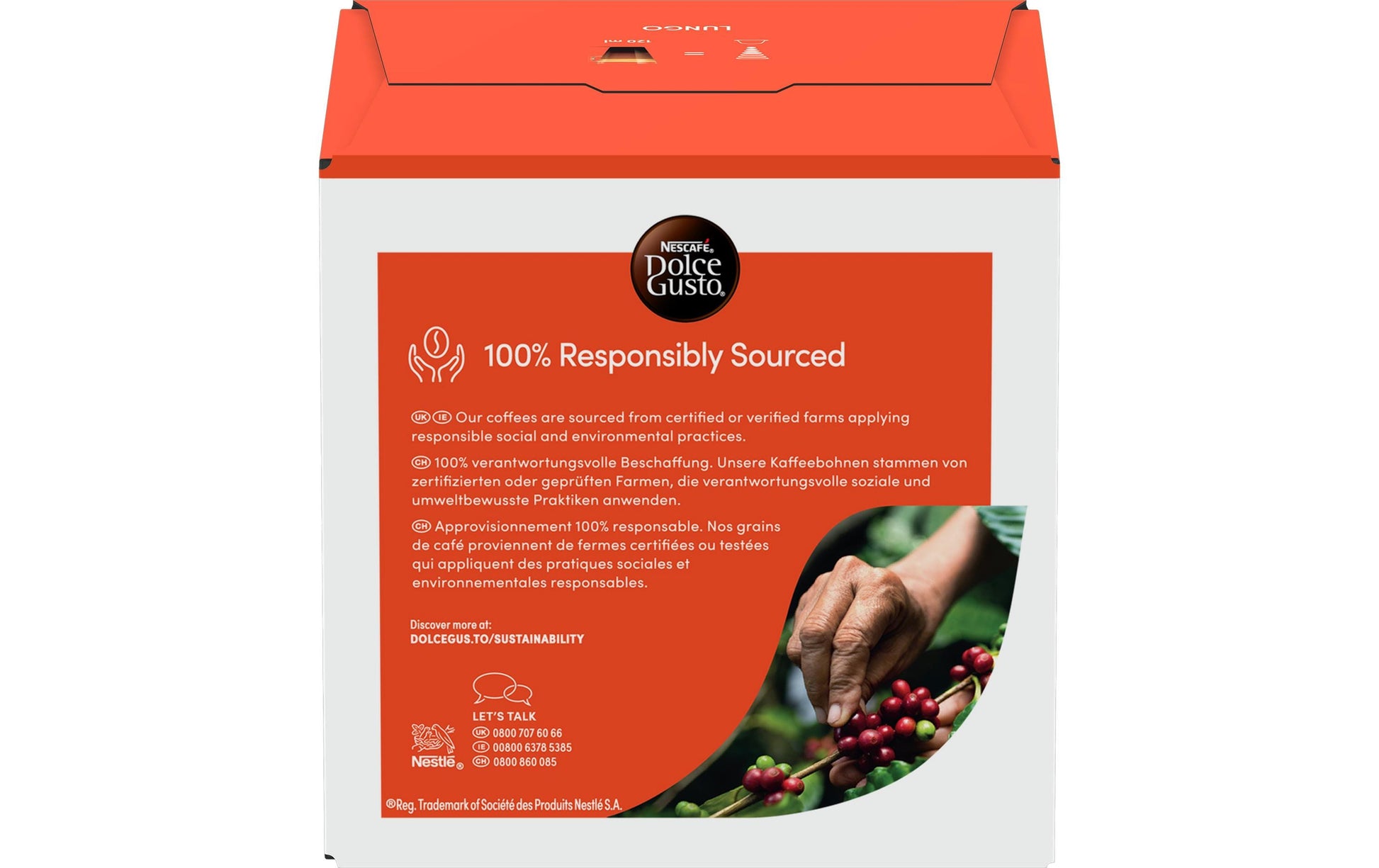 Nescafé Lungo – Kapseln für Dolce Gusto, 16 Kapseln