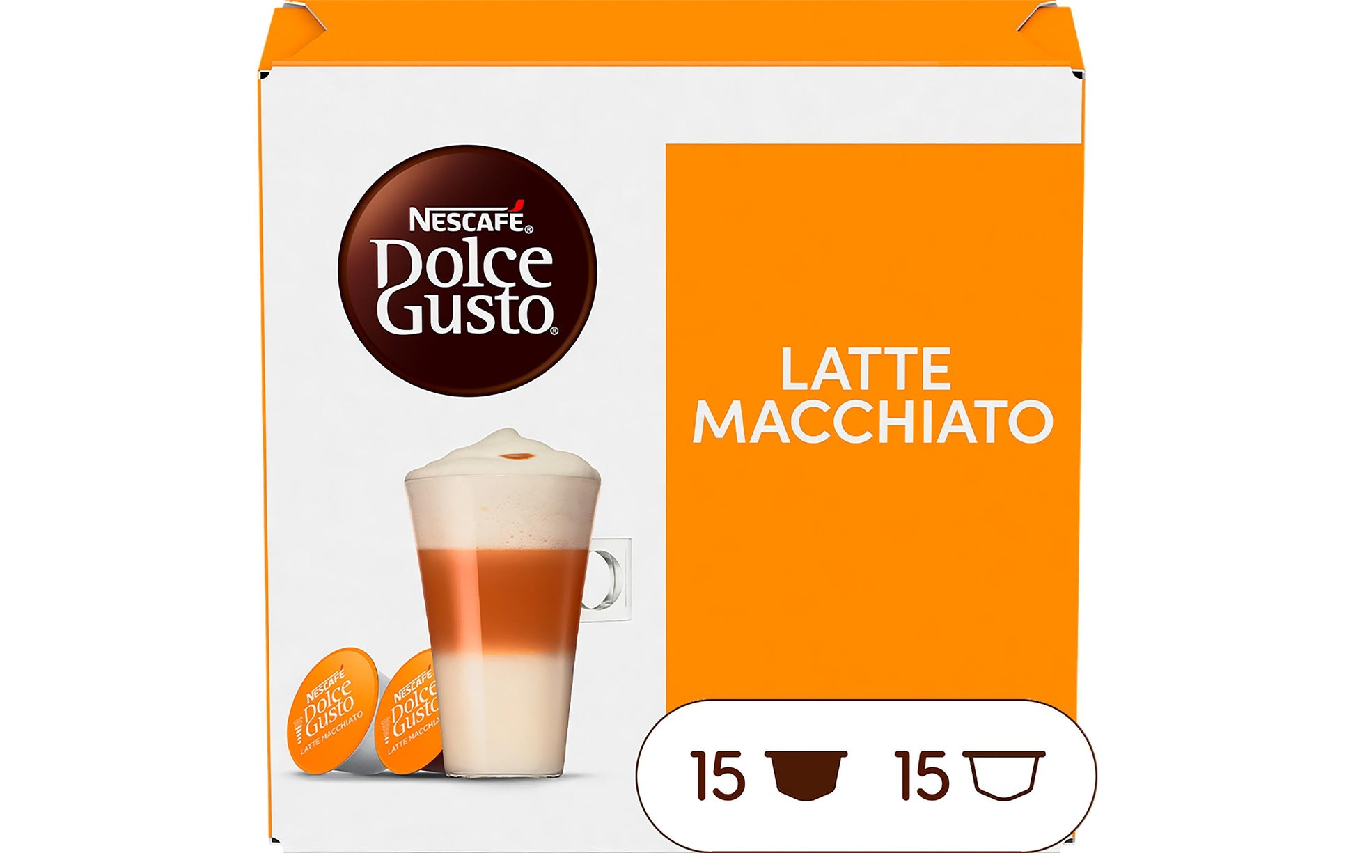 Nescafé Dolce Gusto Latte Macchiato – Kapseln für Dolce Gusto – 15 Kapseln