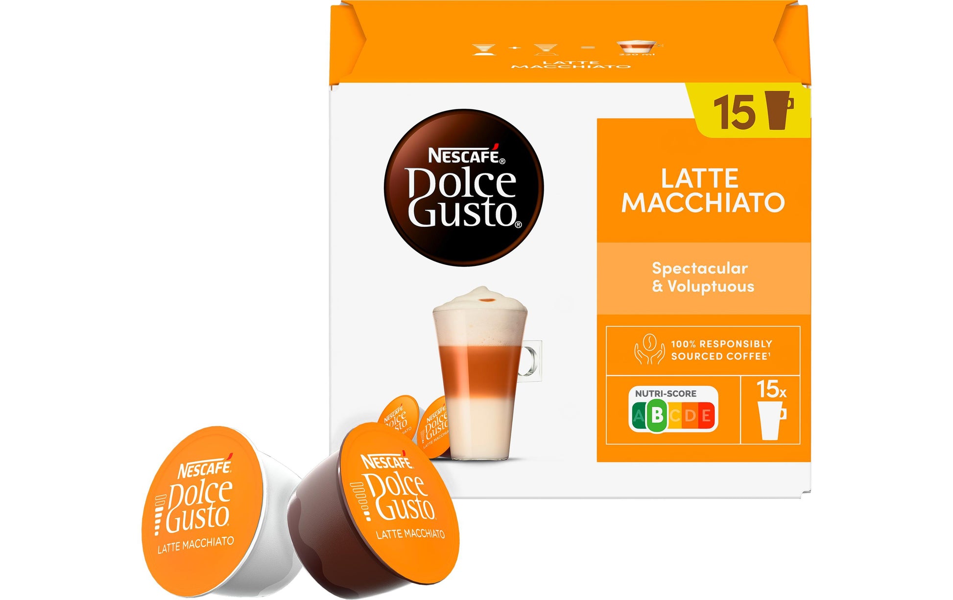 Nescafé Dolce Gusto Latte Macchiato – Kapseln für Dolce Gusto – 15 Kapseln
