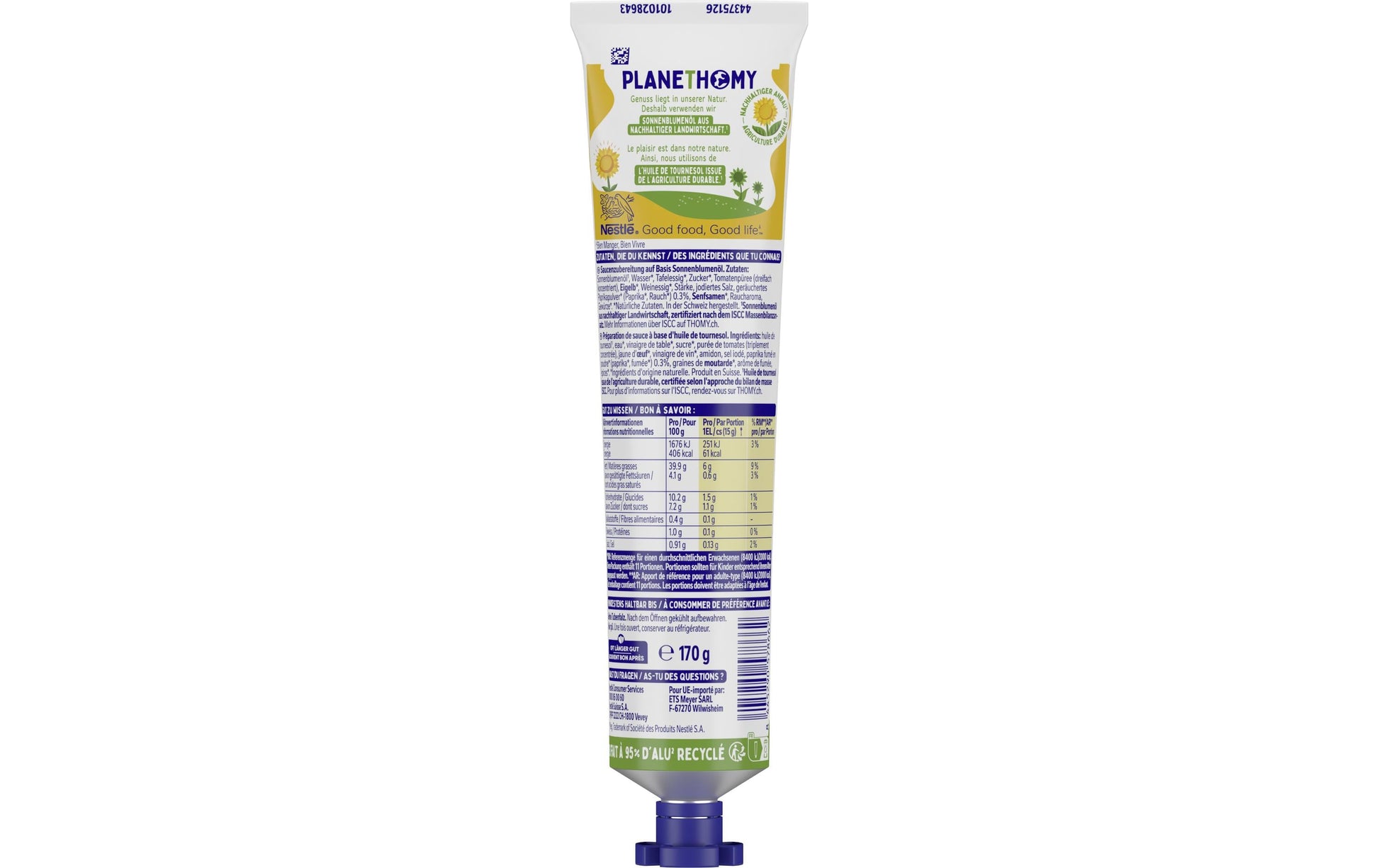 Thomy Amerikanische Mayonnaise, vegetarisch – 170 ml