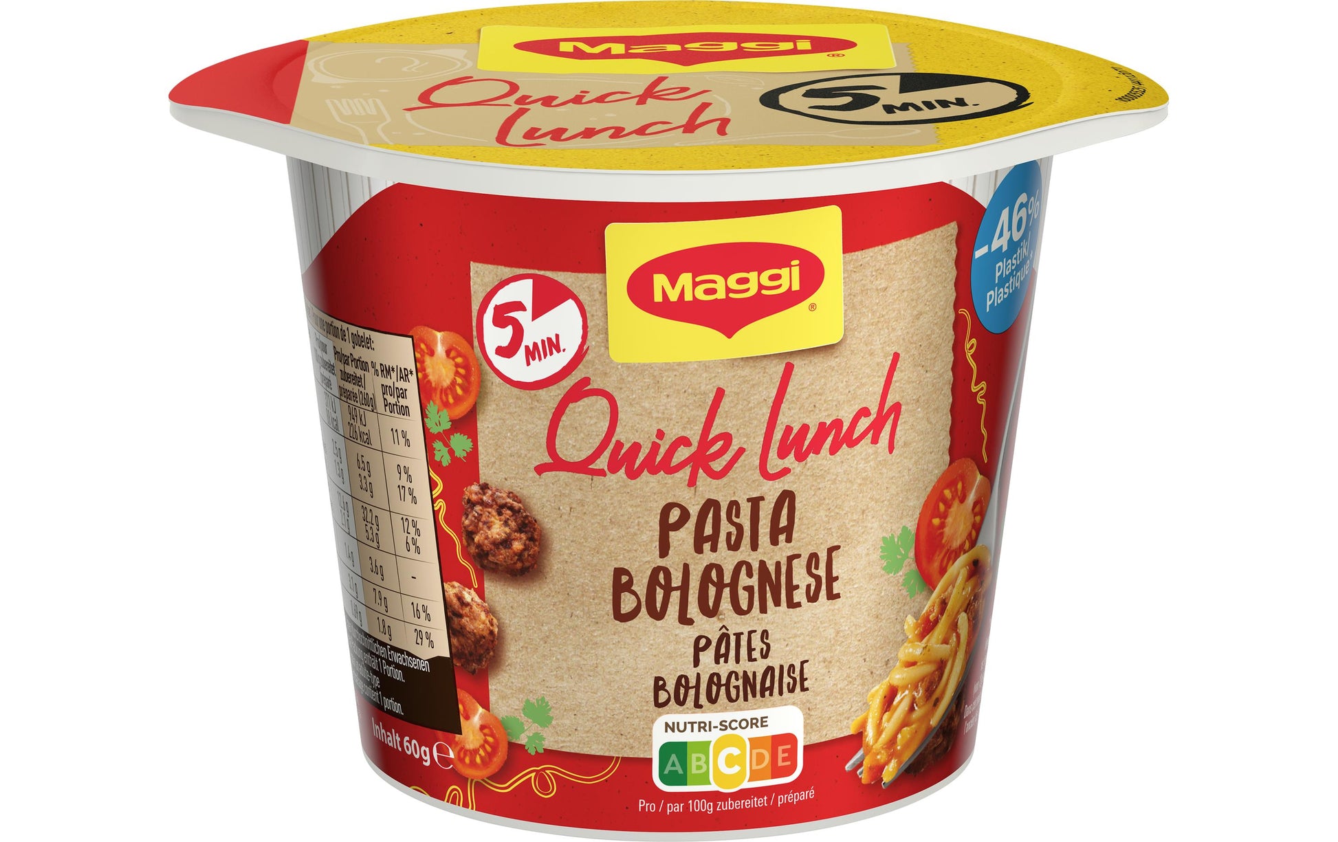 Maggi Quick Lunch Pasta Bolognese Beutel – 60 g