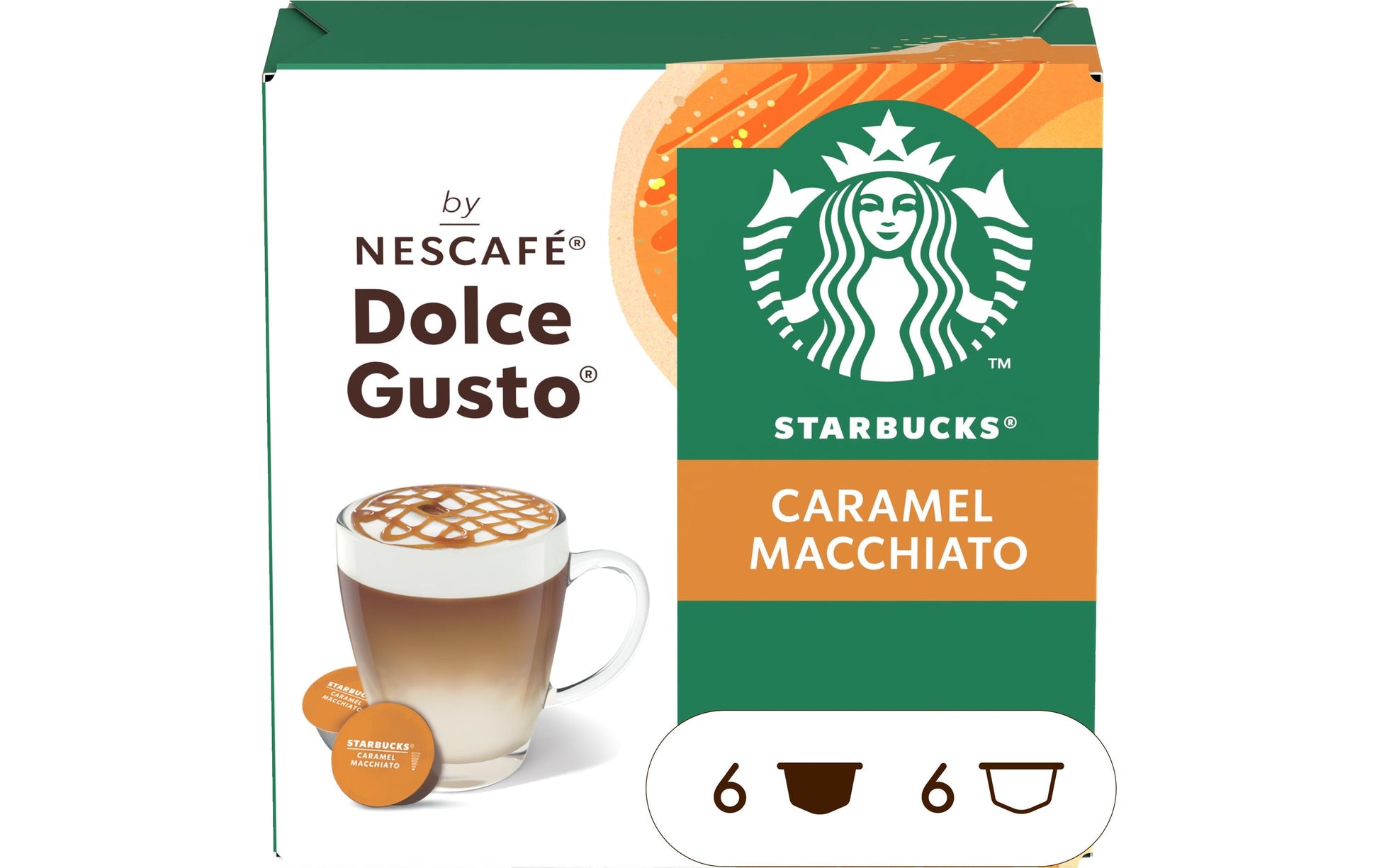 Starbucks Caramel Macchiato – Kapseln für Nespresso – 12 Kapseln