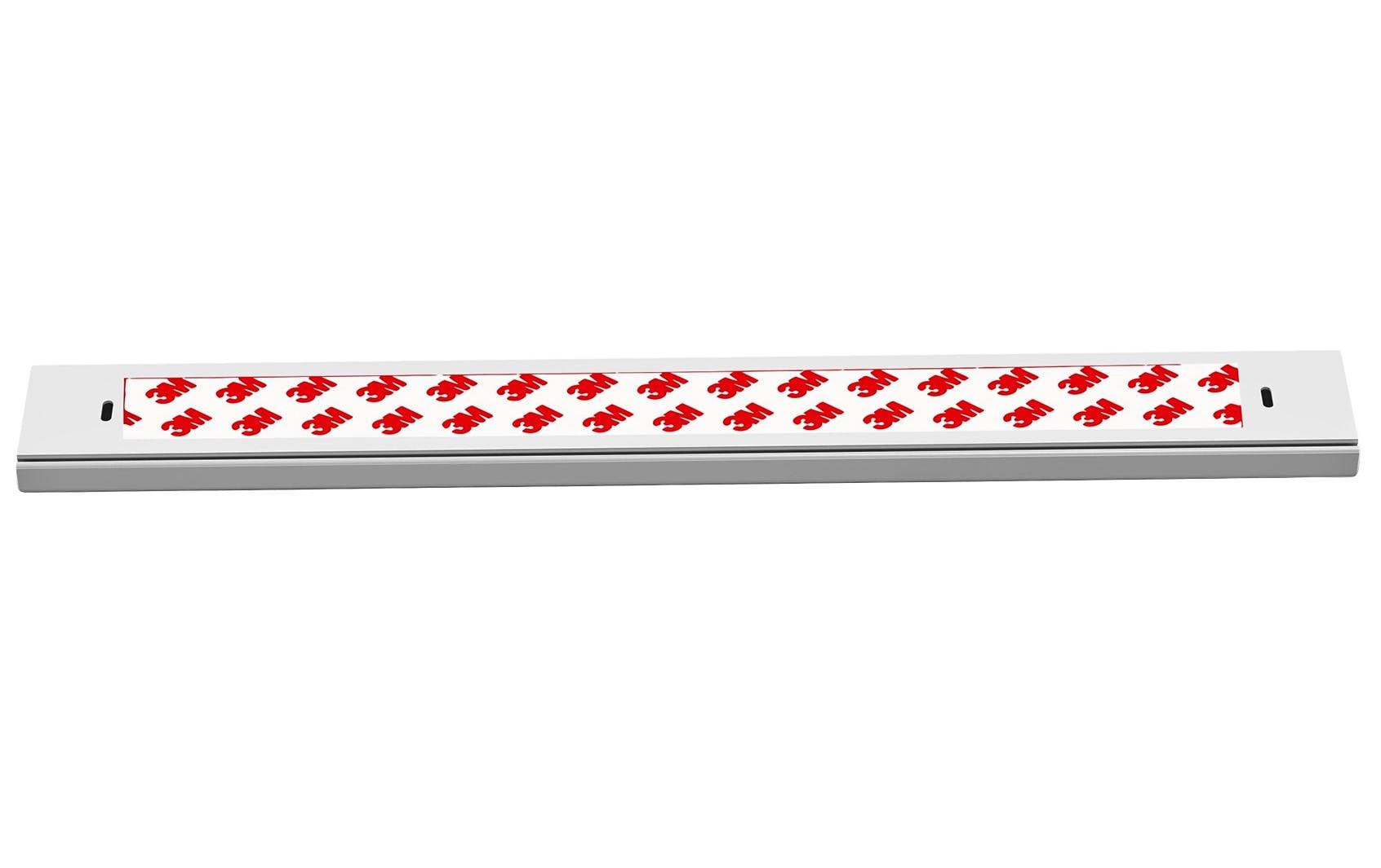 PureMounts Wandkanal – 60 mm – 0,5 m – Aluminium – Weiss, selbstklebend