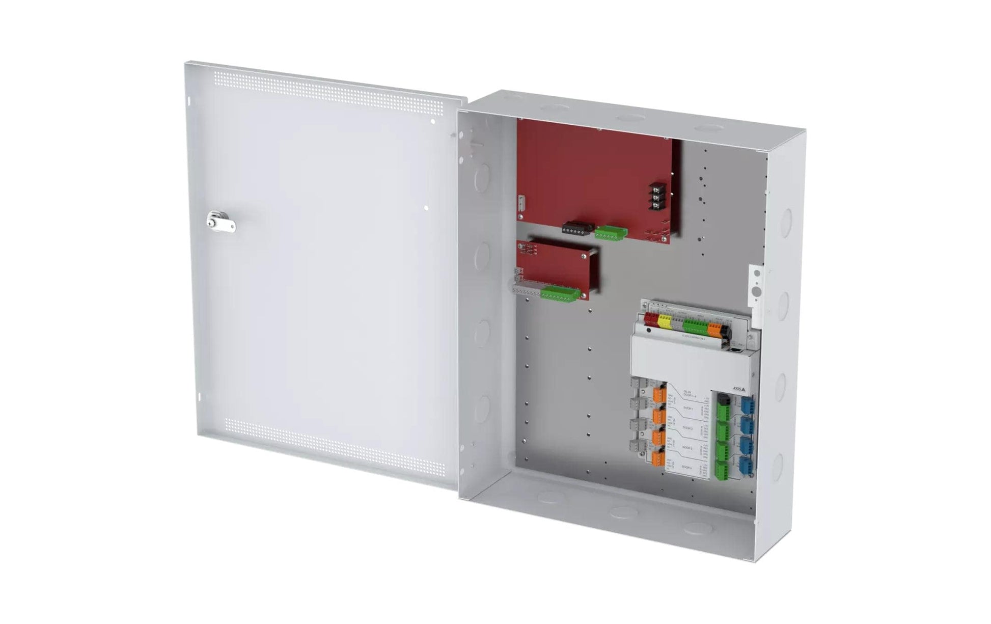 Axis TA1202 Zutrittscontroller – 1 Tür, 150 W Netzteil, Stahl, Grau