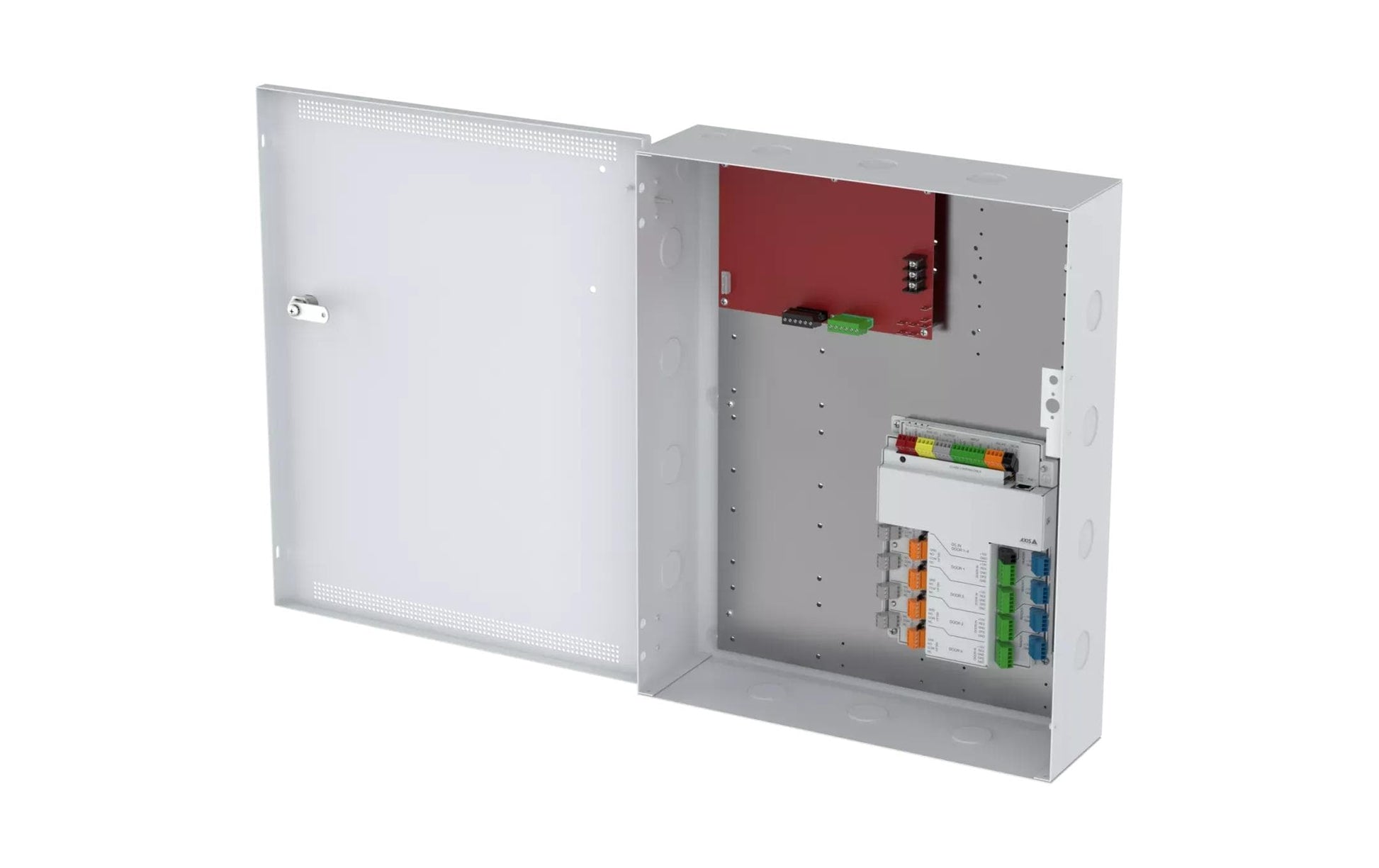 Axis TA1202 Zutrittscontroller – 1 Tür, 150 W Netzteil, Stahl, Grau