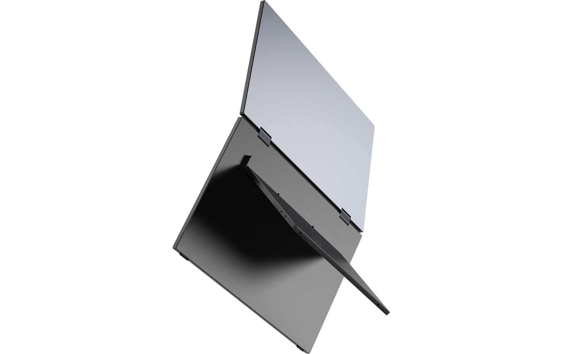 Minix SF15 – Portabler Monitor, 15,6" IPS, Touch, 60 Hz, USB-C, USB-Hub, Lautsprecher, Silbergrau