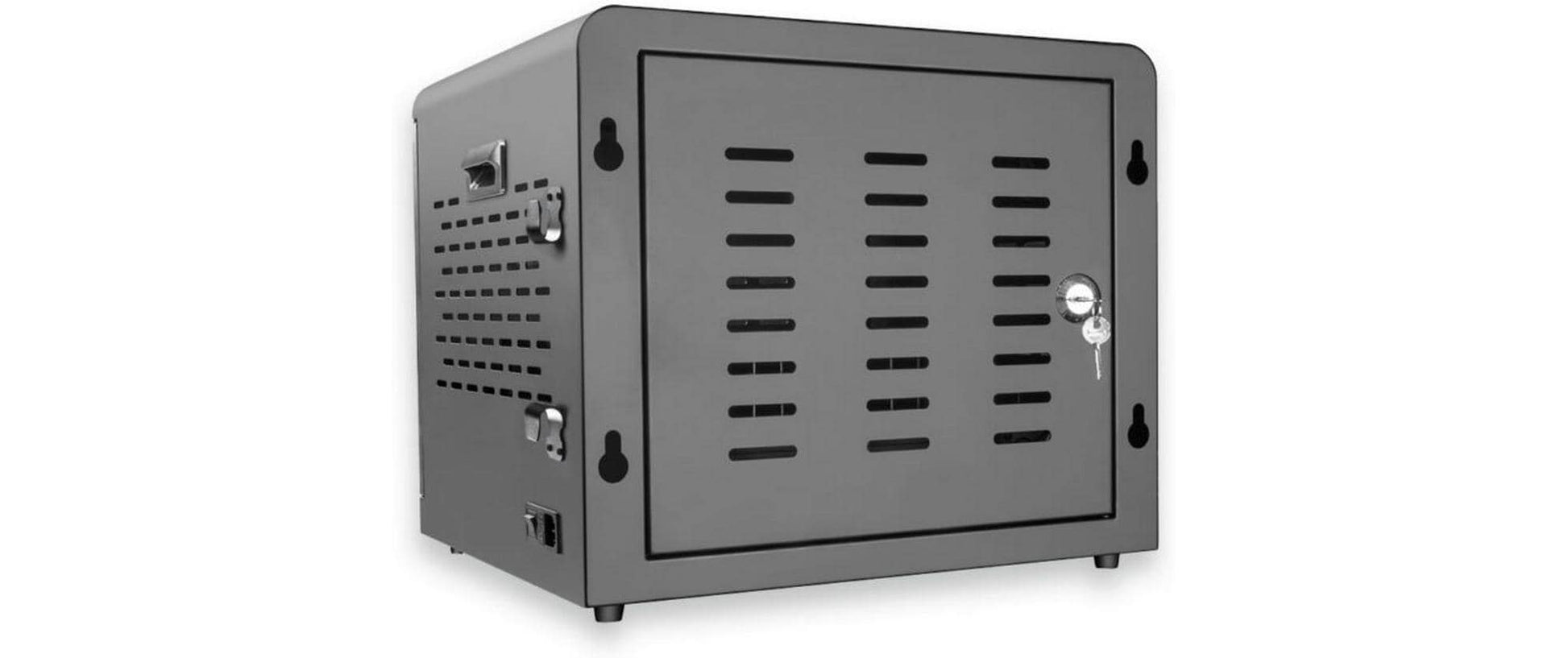 Lmp 16P Ladebox 16×, 500 W – 30 W pro Port, abschliessbar – für Tablet, Smartphone und Notebook – schwarz