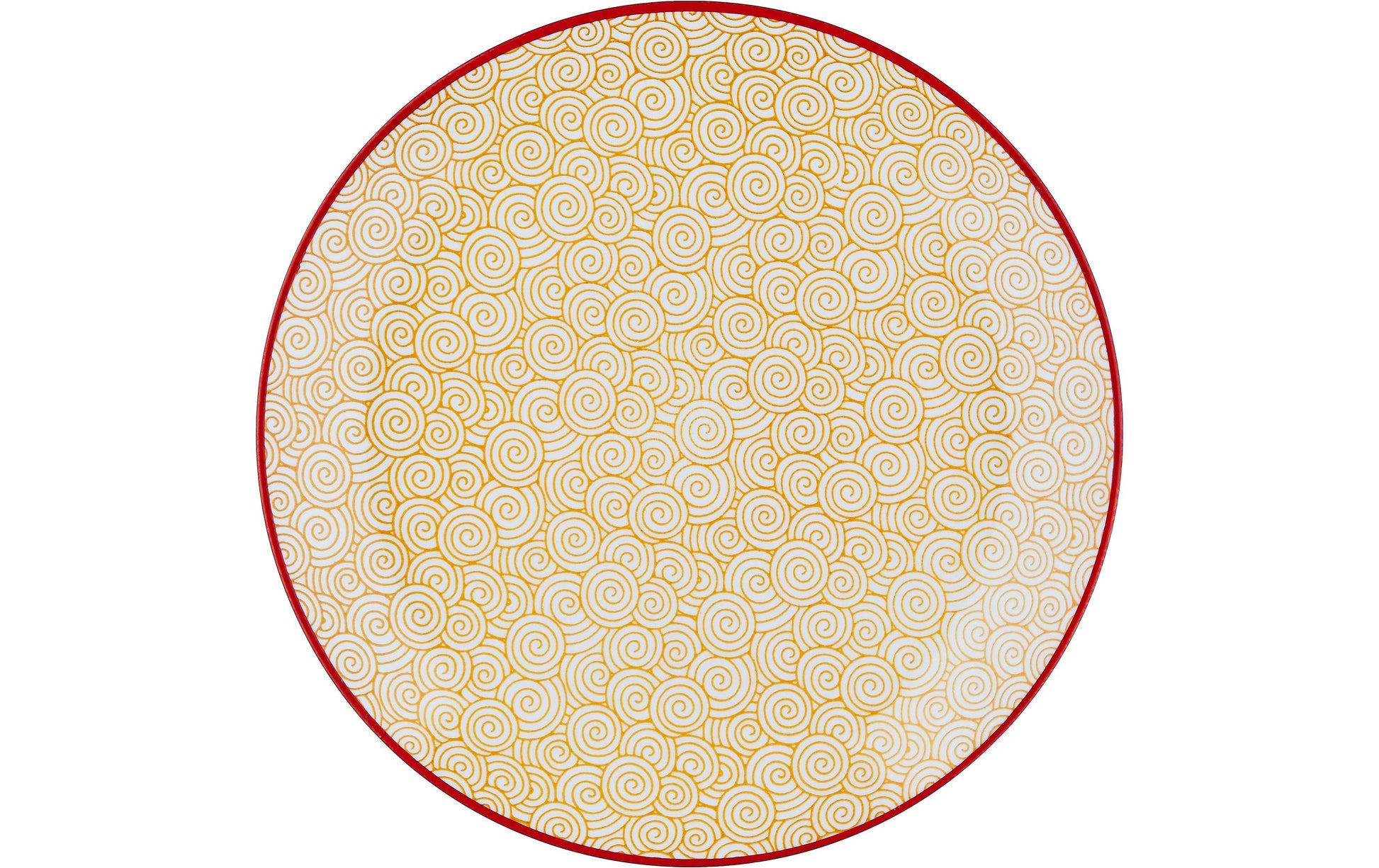 Björn Frühstücksteller – Porzellan, blau, rot, Ø 21,0 cm, 6 Stück