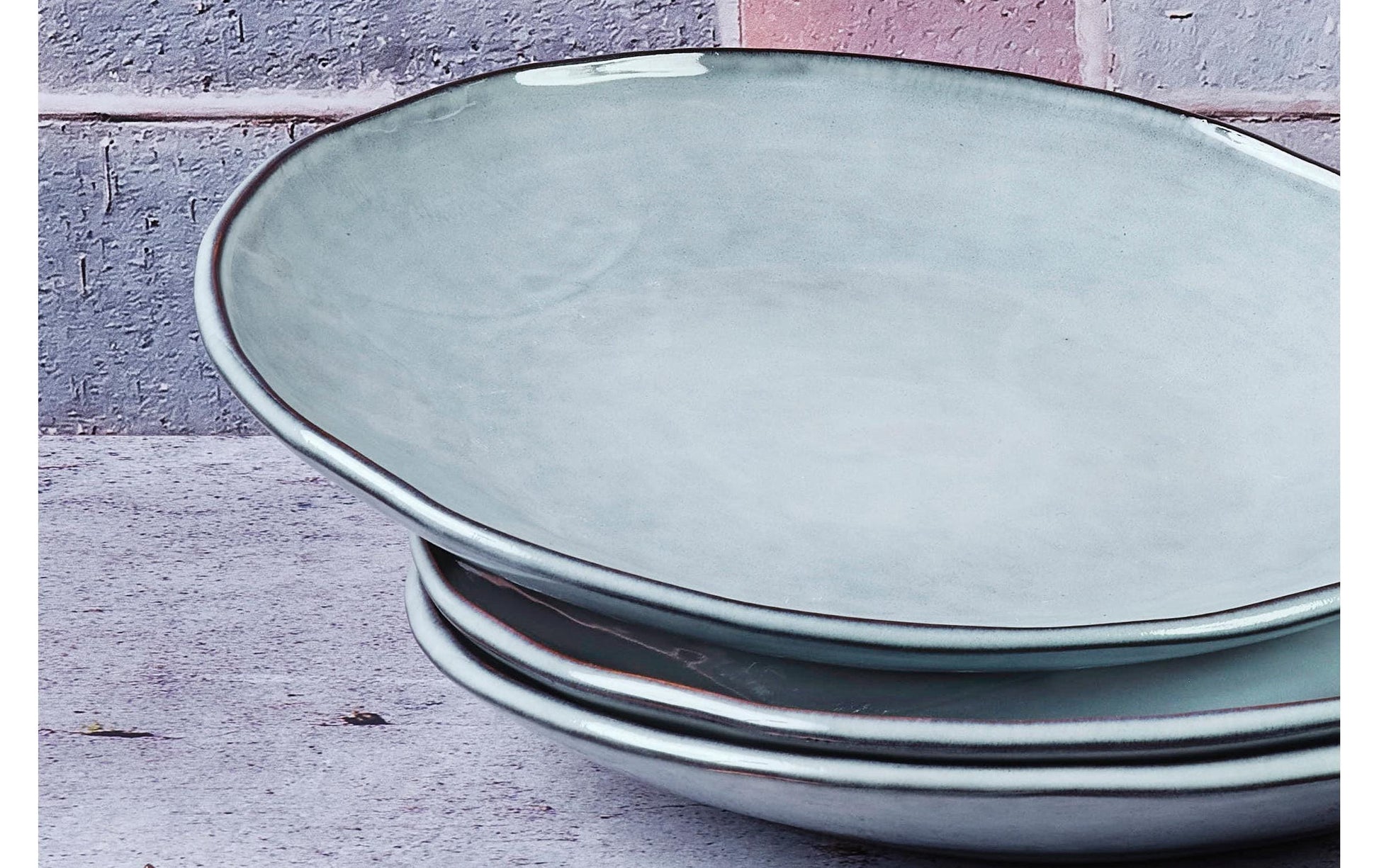 Björn CLOUD Teller – Steinzeug, Sturmgrau, Ø 27 cm, Höhe 3,5 cm