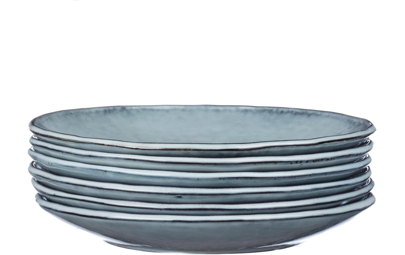 Björn CLOUD Teller – Steinzeug, Sturmgrau, Ø 27 cm, Höhe 3,5 cm