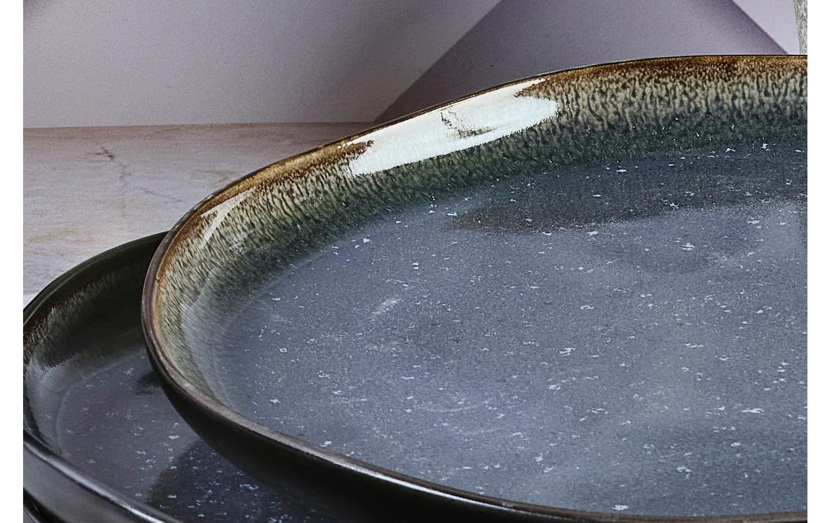 Björn IRIS Teller – Steinzeug, nachtblau, Ø 26 cm, 6 Stück