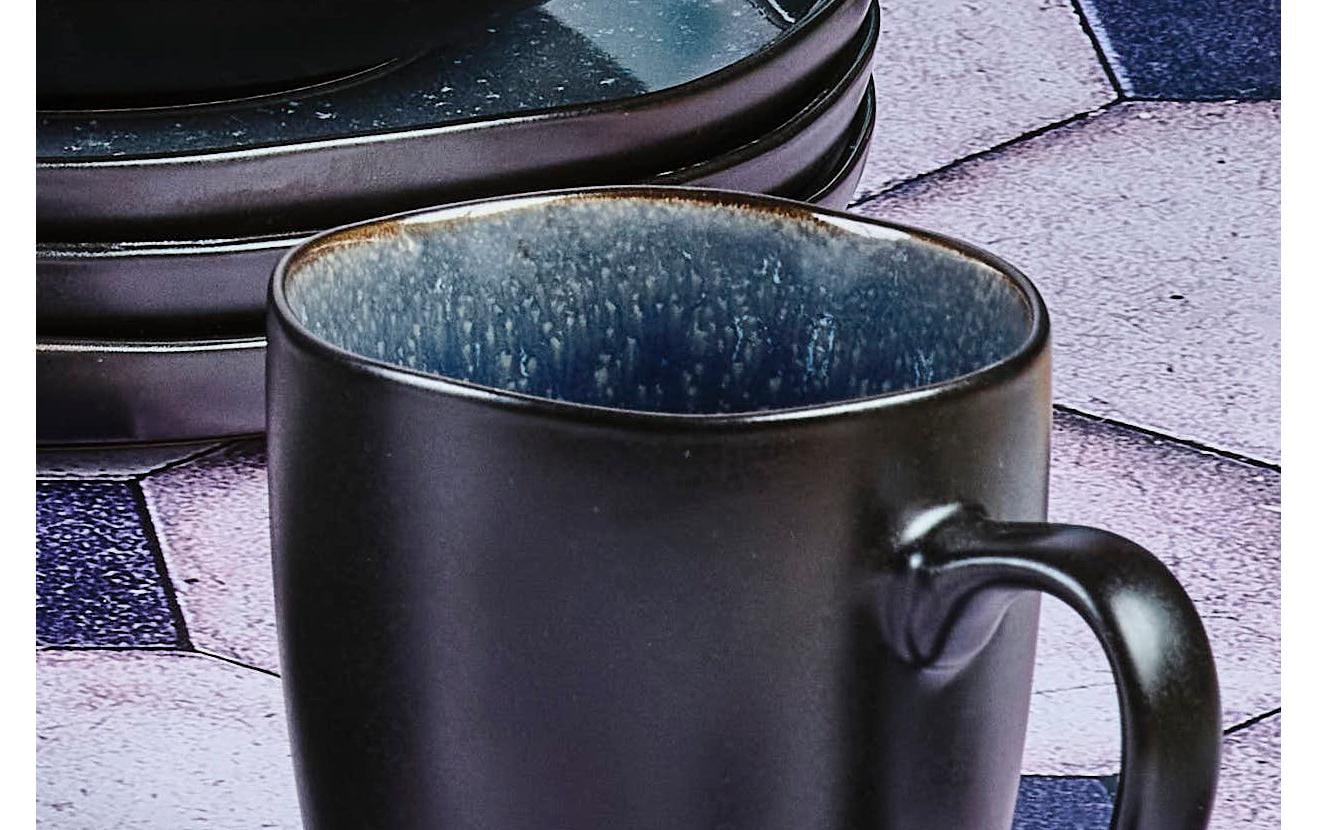 Björn Tasse – 0,40 l, Steinzeug, Nachtblau, Henkel