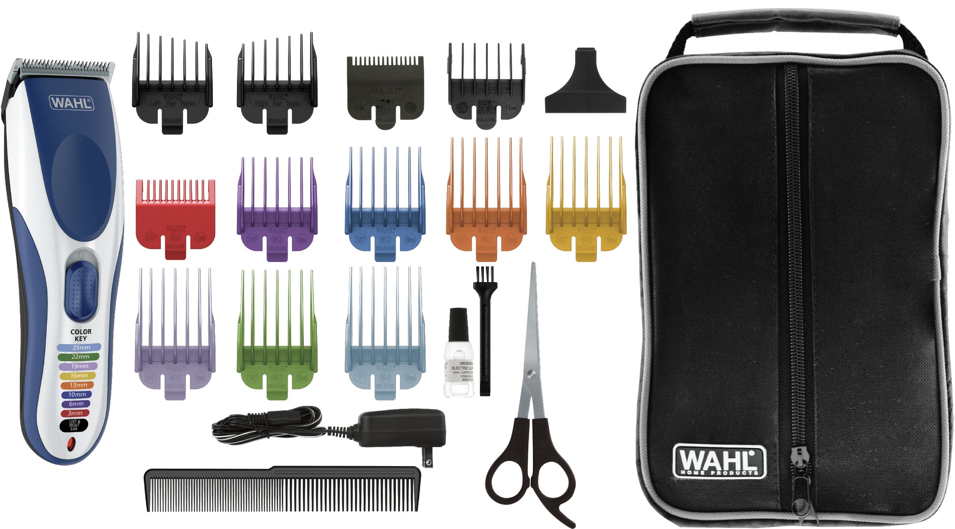Wahl Haarschneider Color Pro – Akku 60 min, 1–25 mm Schnitt, Blau