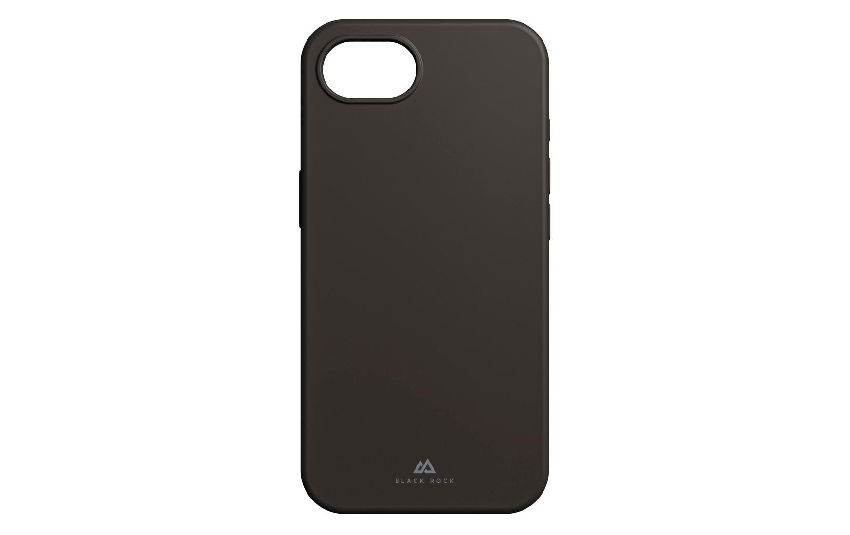Black Rock Backcover – für Apple iPhone 16e, PC+Silikon, Schwarz, kratzresistent
