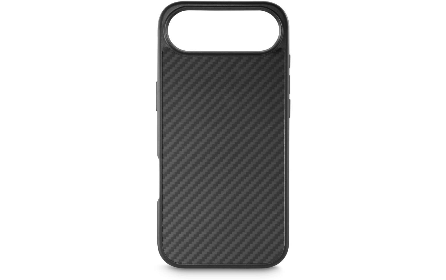 Black Rock Robustes Carbon Backcover – für Apple iPhone Air, PC+TPU, Schwarz, kratzresistent