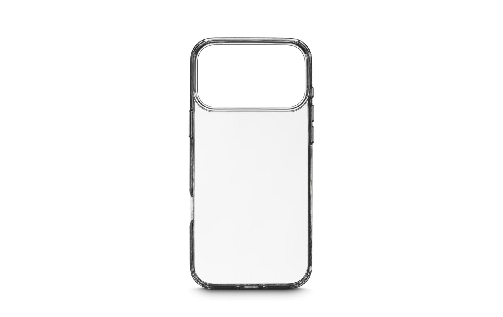 Black Rock Backcover – für Apple iPhone 17 Pro Max, PC+TPU, Transparent