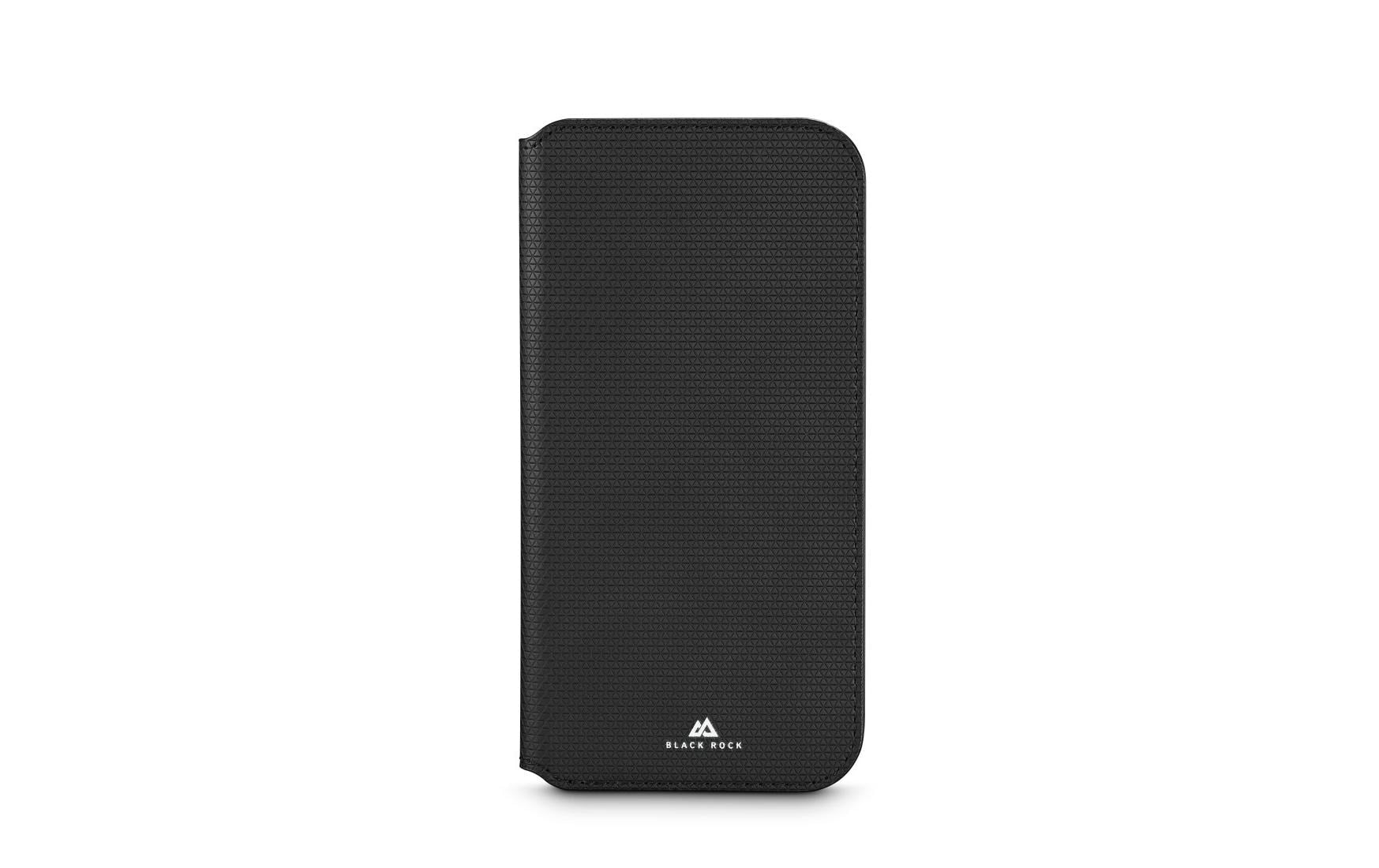 Black Rock Booklet Slim Folio – für Apple iPhone Air, mit Kartenfach, Mikrofaser+PU+TPU, schwarz