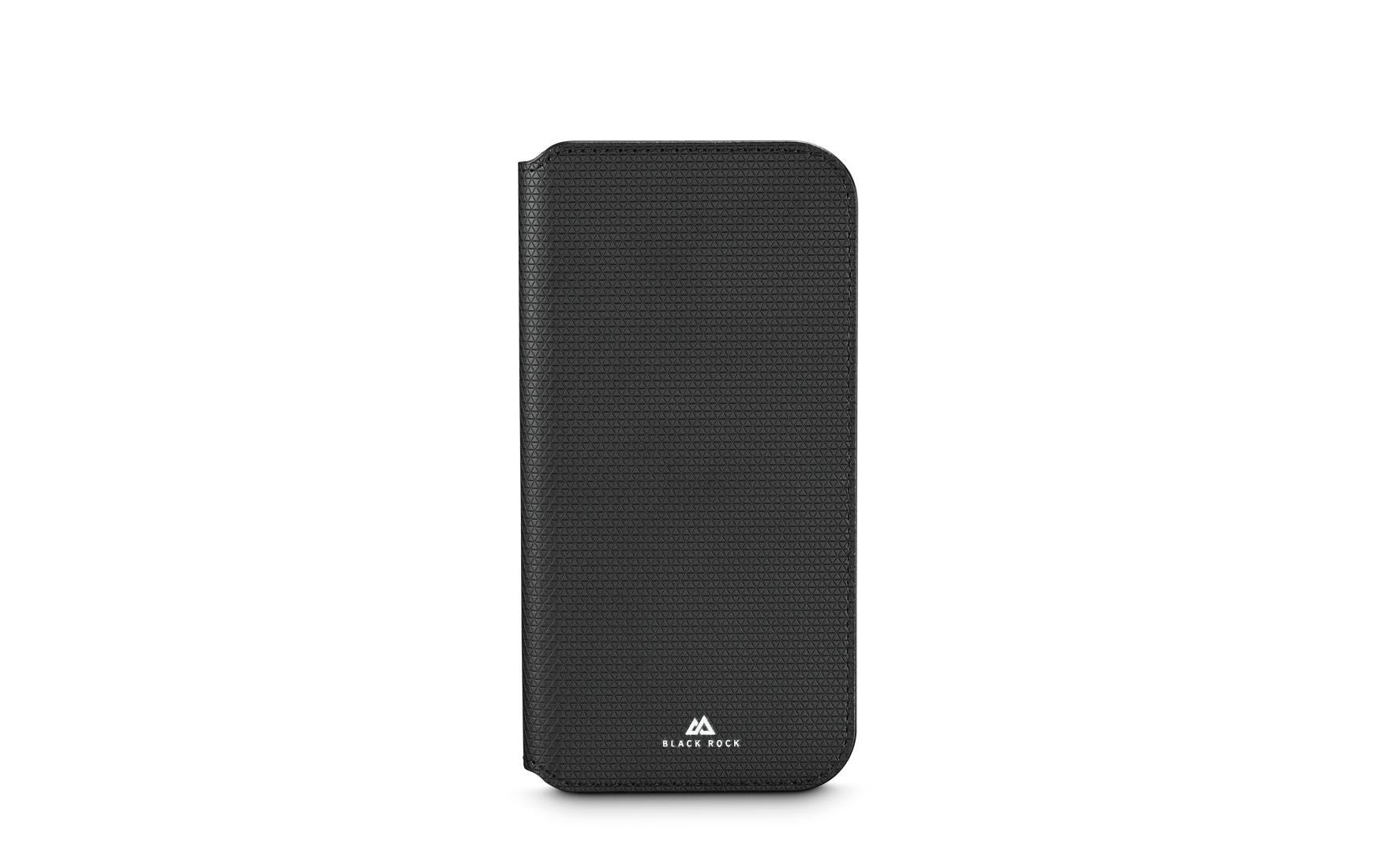 Black Rock Booklet Slim Folio – für Apple iPhone 17 Pro, PU+TPU, Schwarz, schmutzabweisend, kratzresistent