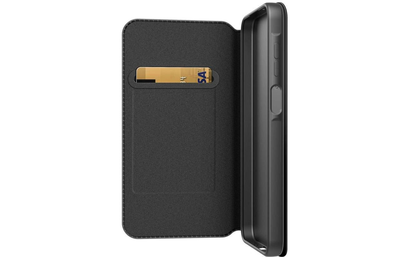 Black Rock Booklet-Hülle – für Samsung Galaxy A16 4G/5G – schwarz – Kunstleder – mit Kartenfach