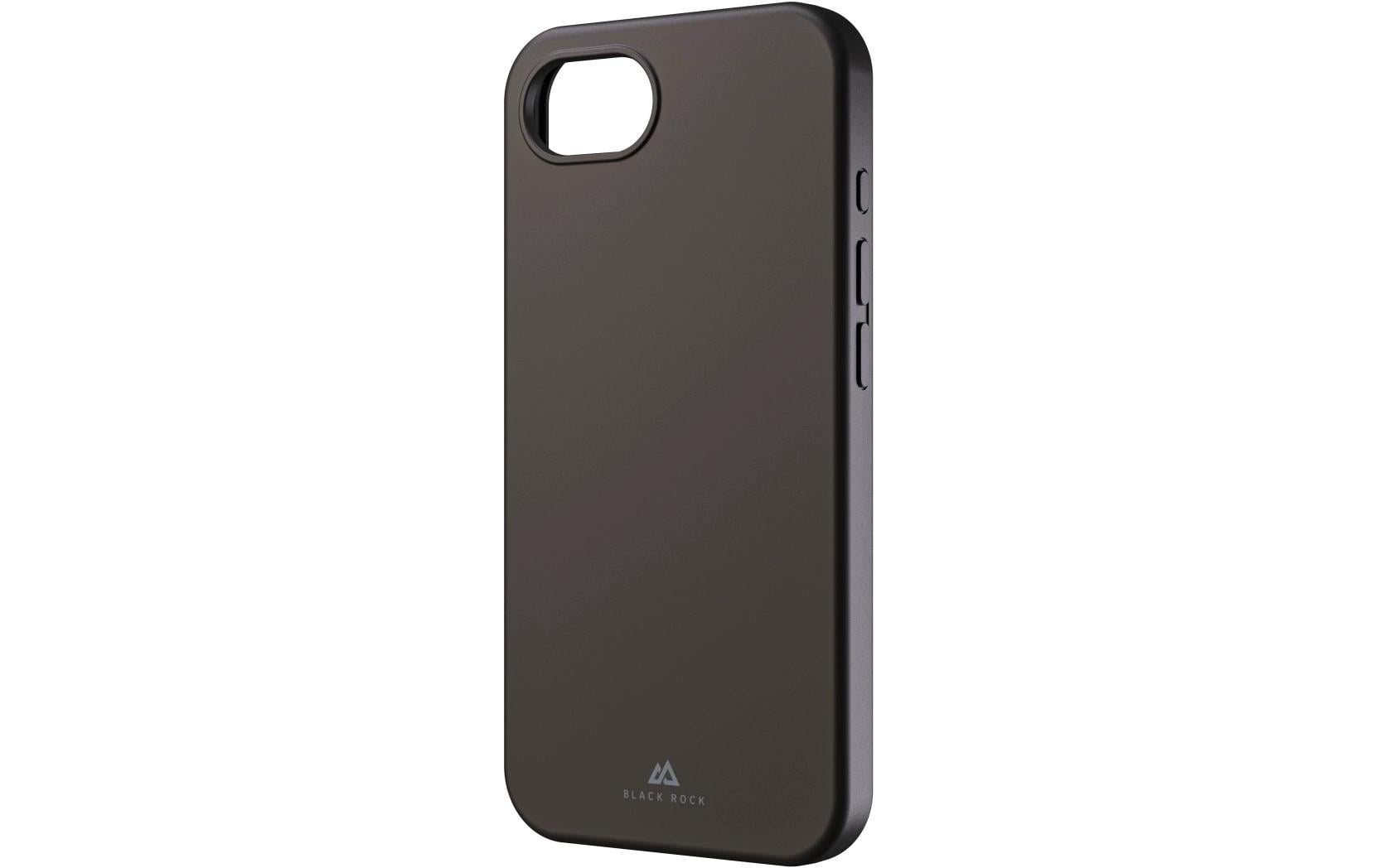 Black Rock Backcover – für Apple iPhone 16e, PC+Silikon, Schwarz, kratzresistent