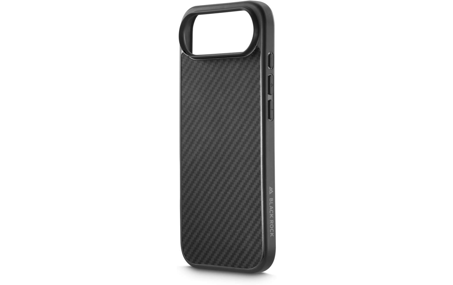 Black Rock Robustes Carbon Backcover – für Apple iPhone Air, PC+TPU, Schwarz, kratzresistent