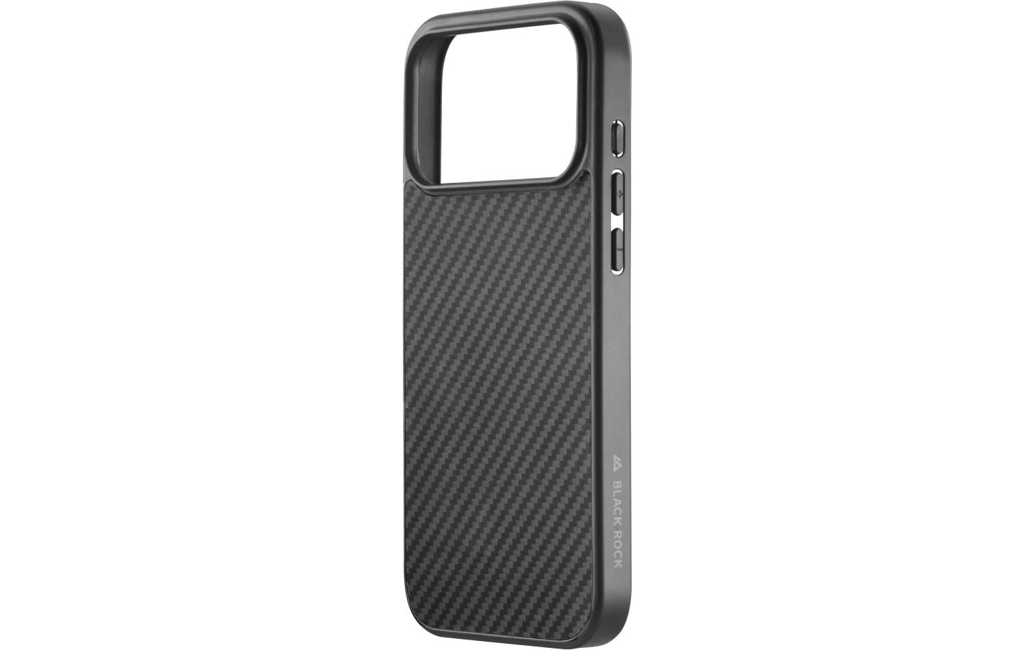 Black Rock Backcover – für Apple iPhone 17 Pro, PC+TPU, Schwarz