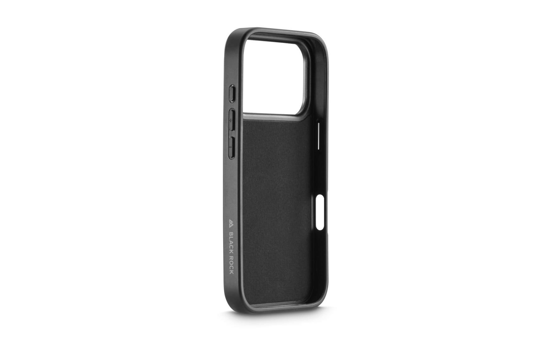 Black Rock Robustes Carbon Backcover – für Apple iPhone 17 Pro Max, PC+TPU, Schwarz, kratzresistent