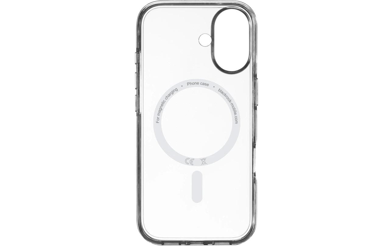 Black Rock Mag Clear – Backcover – für Apple iPhone 17 – MagSafe, PC+TPU, Transparent