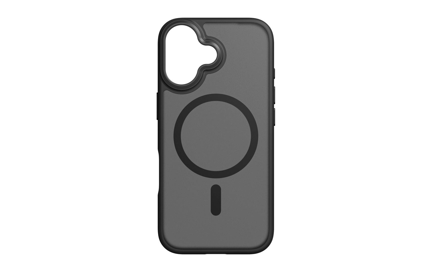 Black Rock Backcover – für Apple iPhone 17, MagSafe, PC+TPU, schwarz