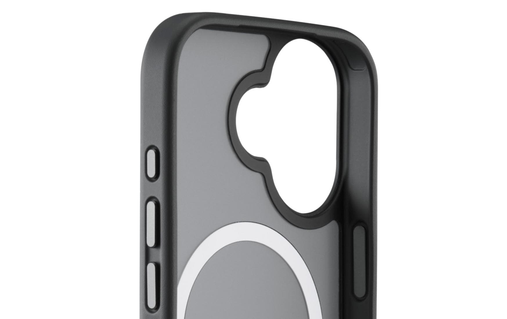 Black Rock Backcover – für Apple iPhone 17, MagSafe, PC+TPU, schwarz
