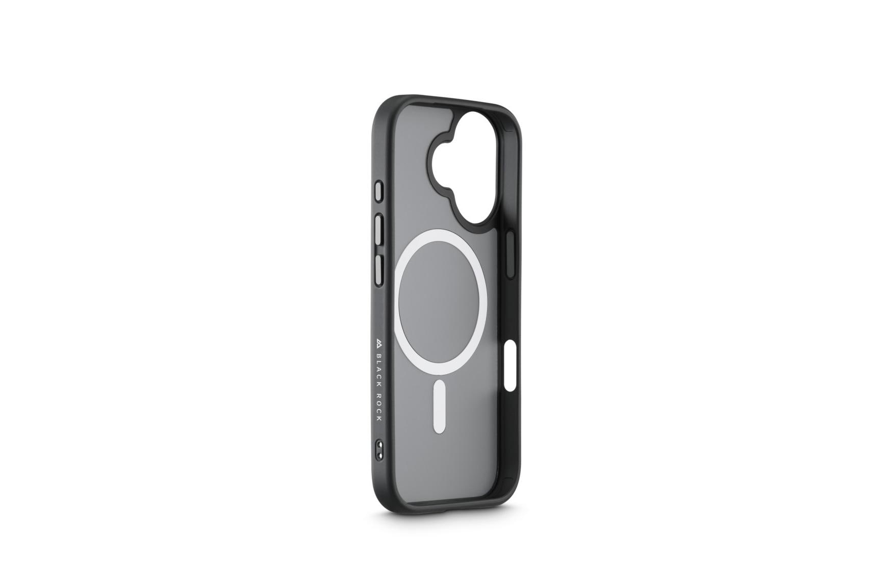 Black Rock Backcover – für Apple iPhone 17, MagSafe, PC+TPU, schwarz