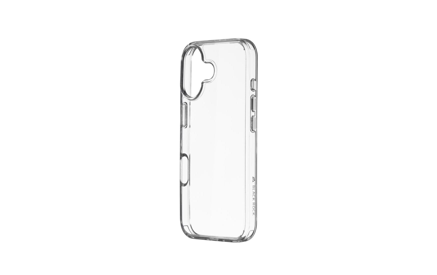 Black Rock Backcover – für Apple iPhone 17, PC+TPU, Transparent, kratzresistent