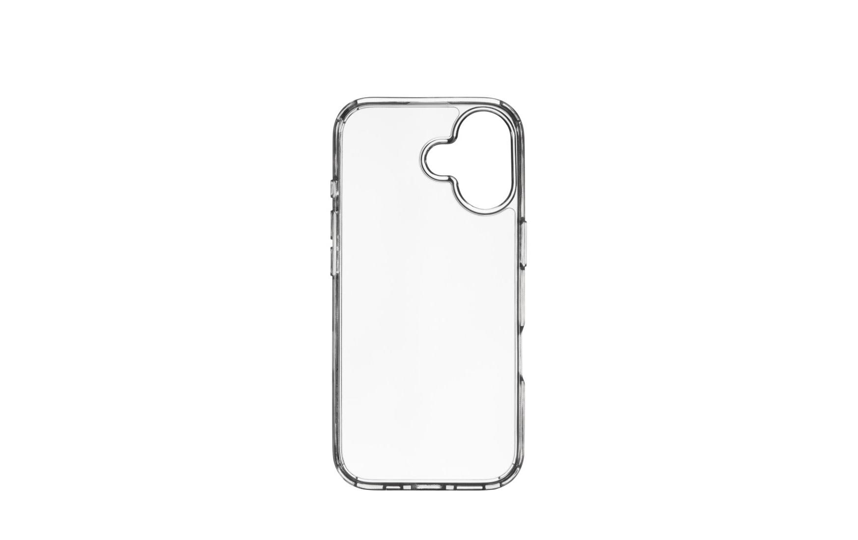 Black Rock Backcover – für Apple iPhone 17, PC+TPU, Transparent, kratzresistent
