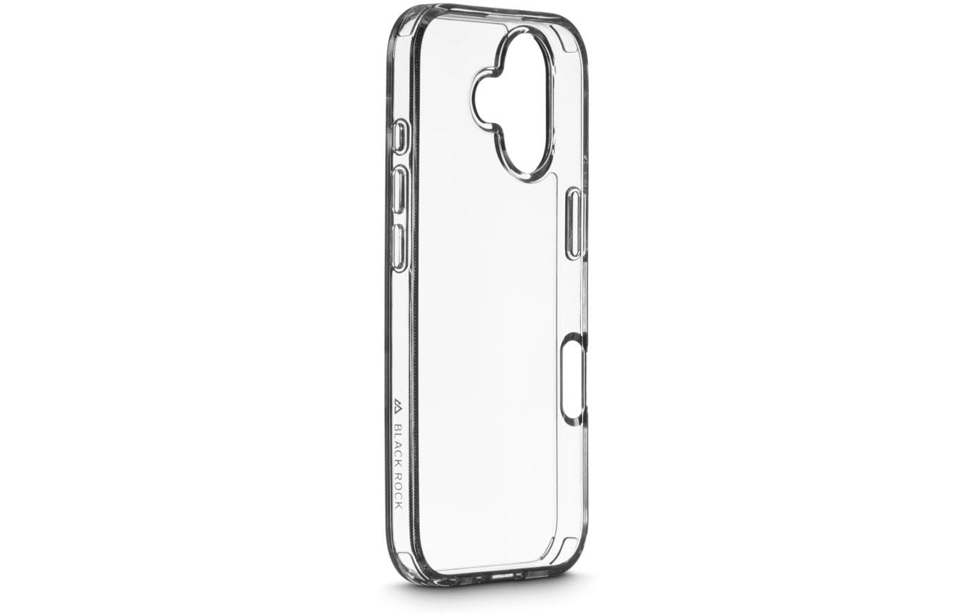 Black Rock Backcover – für Apple iPhone 17, PC+TPU, Transparent, kratzresistent