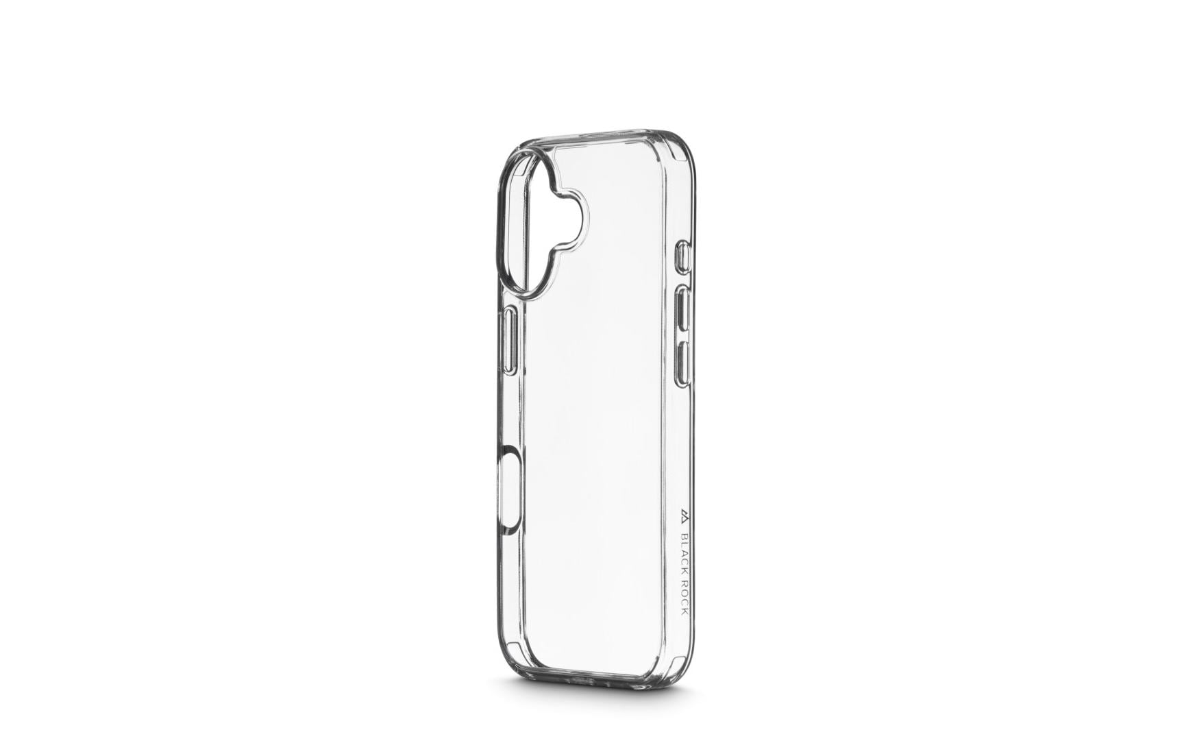 Black Rock Backcover – für Apple iPhone 17, PC+TPU, Transparent, kratzresistent
